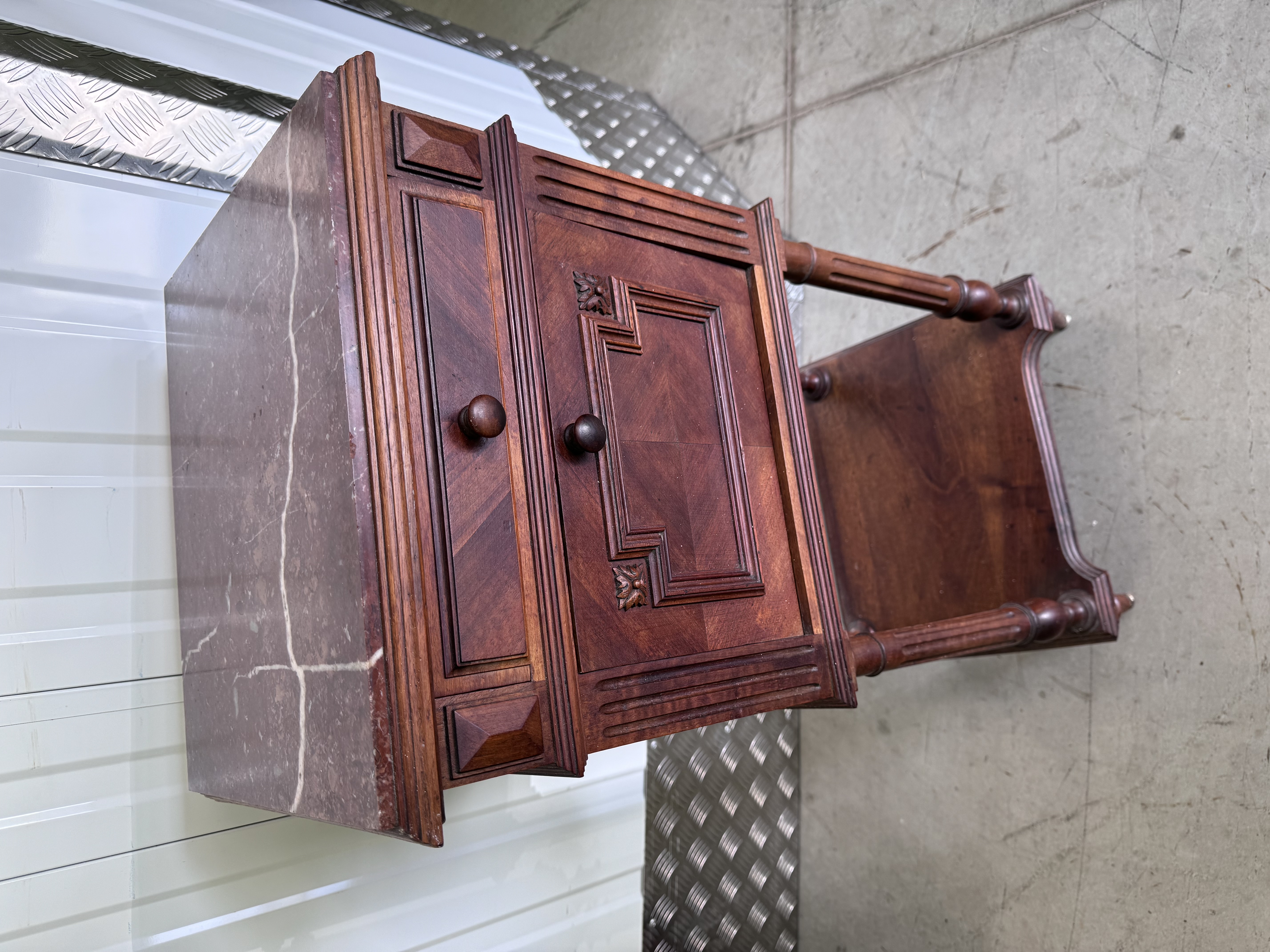 Antique French Mahogany Pot Cupboard