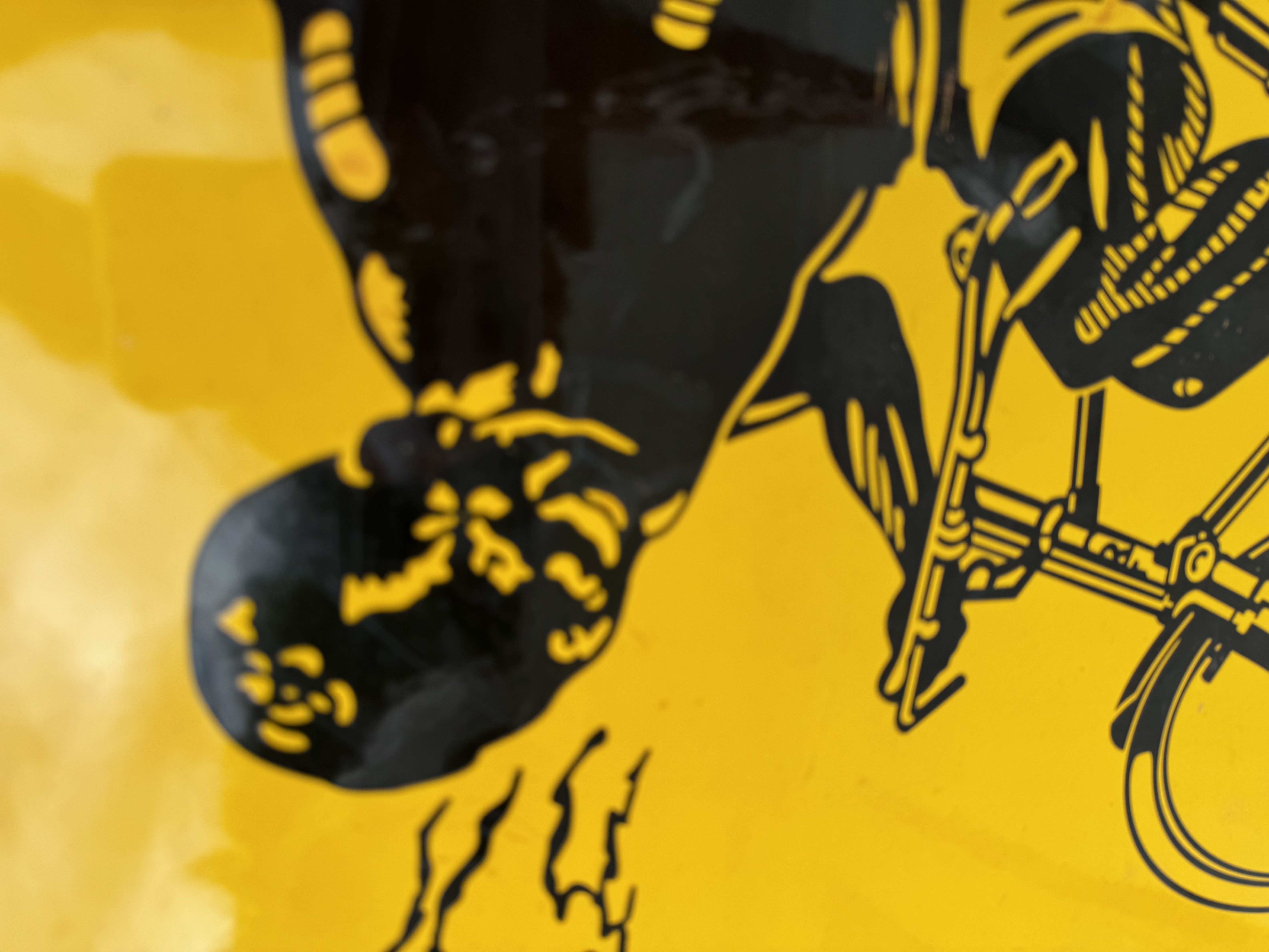 Rare 1930's Raleigh Cycles Enamel Sign