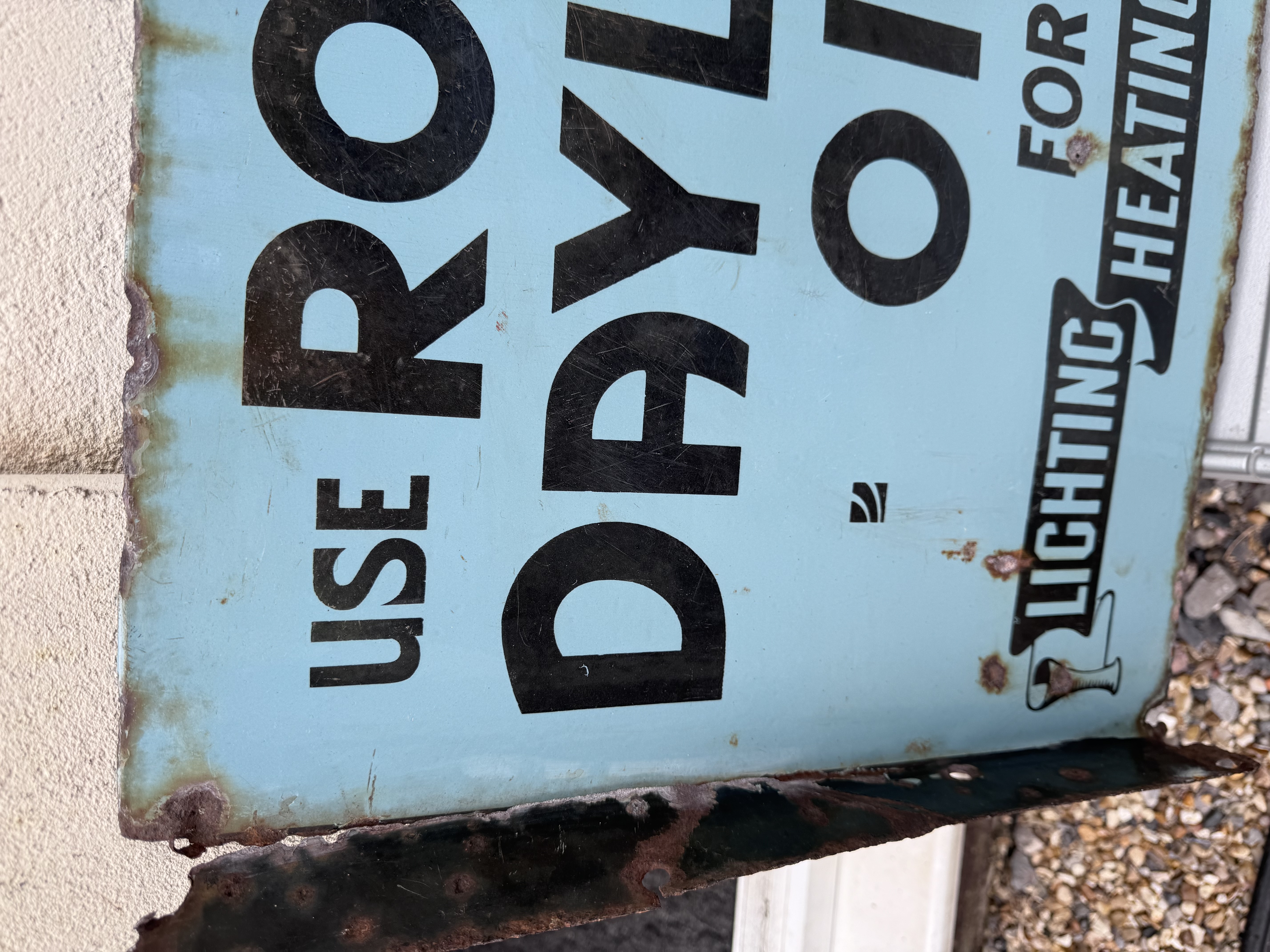 Vintage Royal Daylight Enamel Sign
