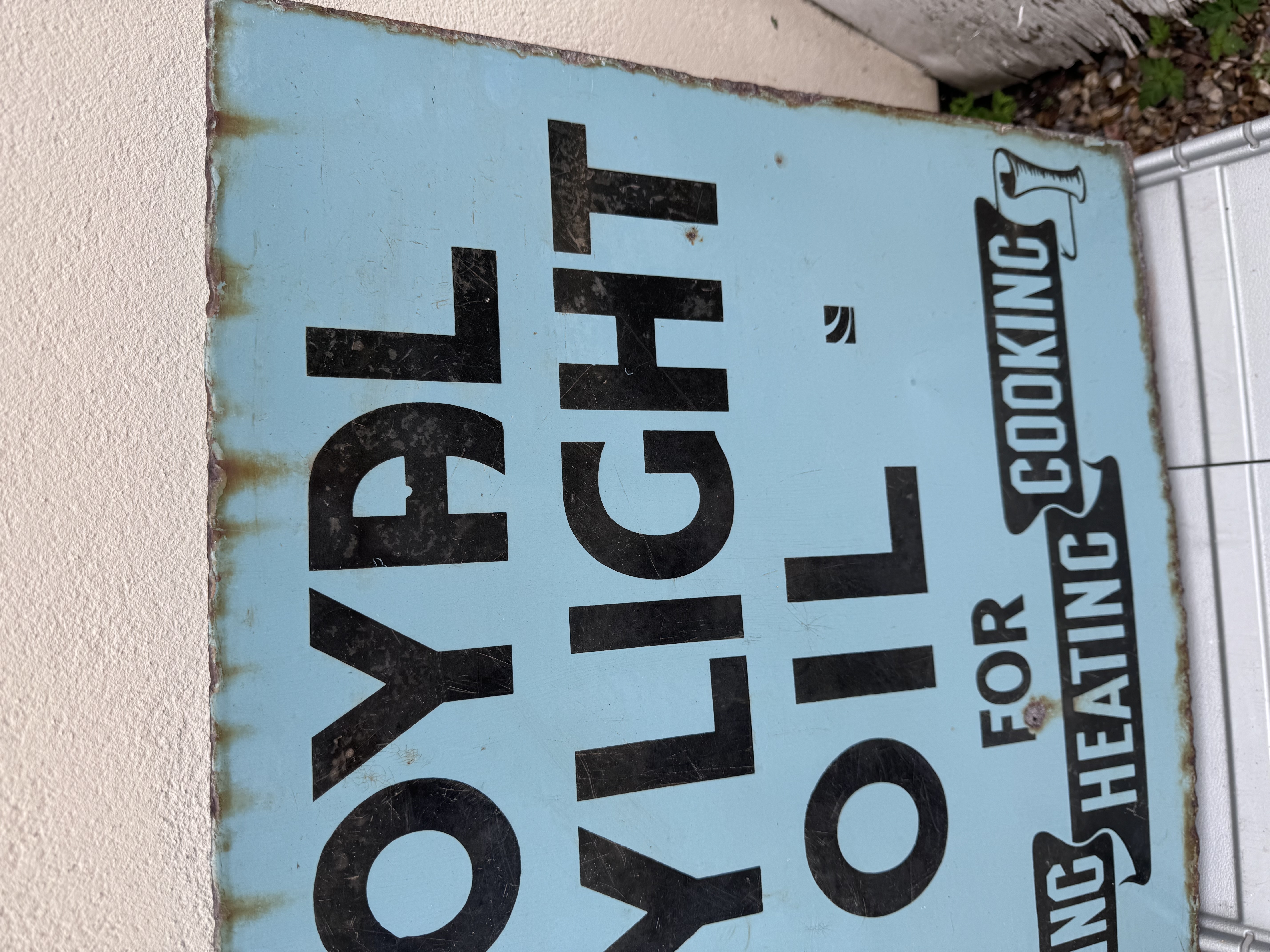 Vintage Royal Daylight Enamel Sign