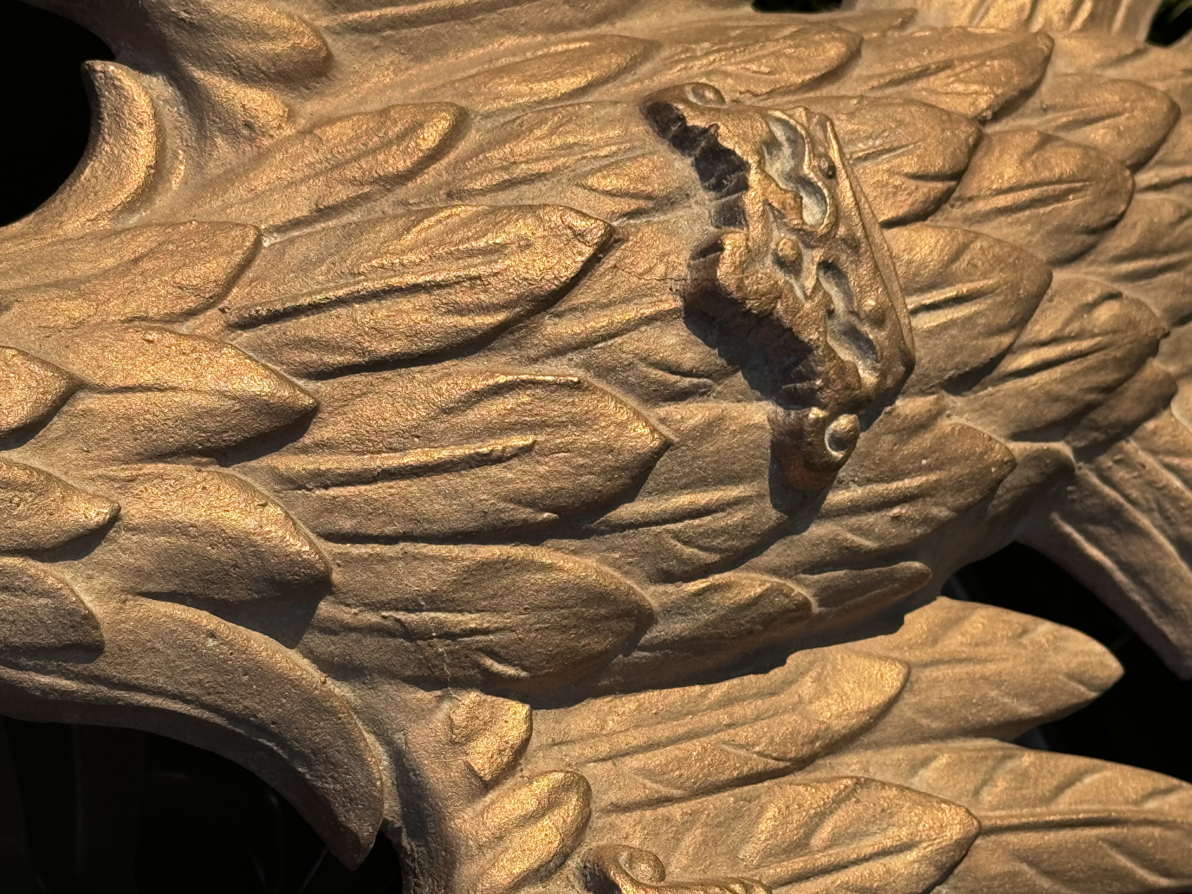 Vintage Barclays Bank Brass Advertising Eagle