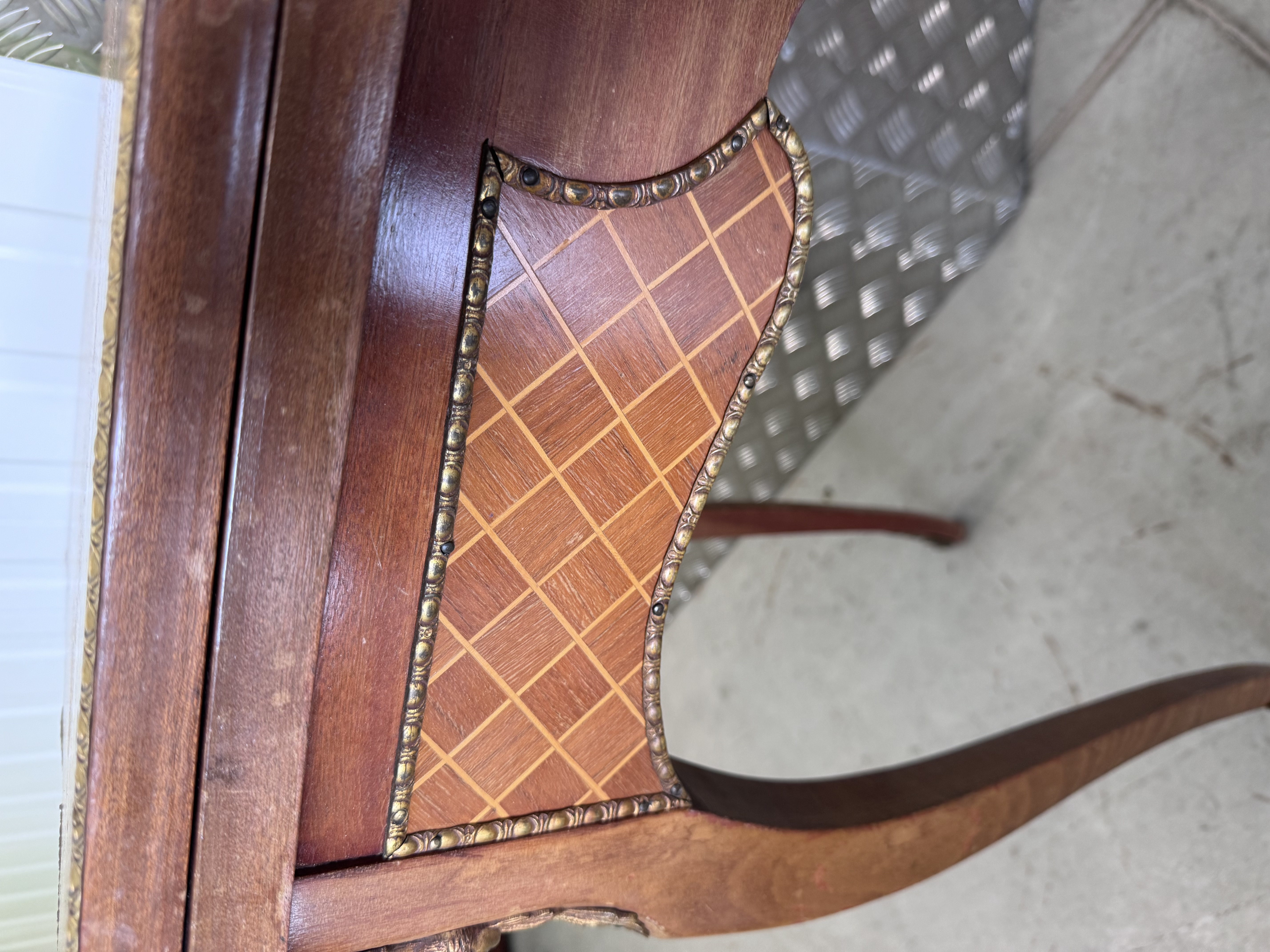 Antique French Mahogany Card Table