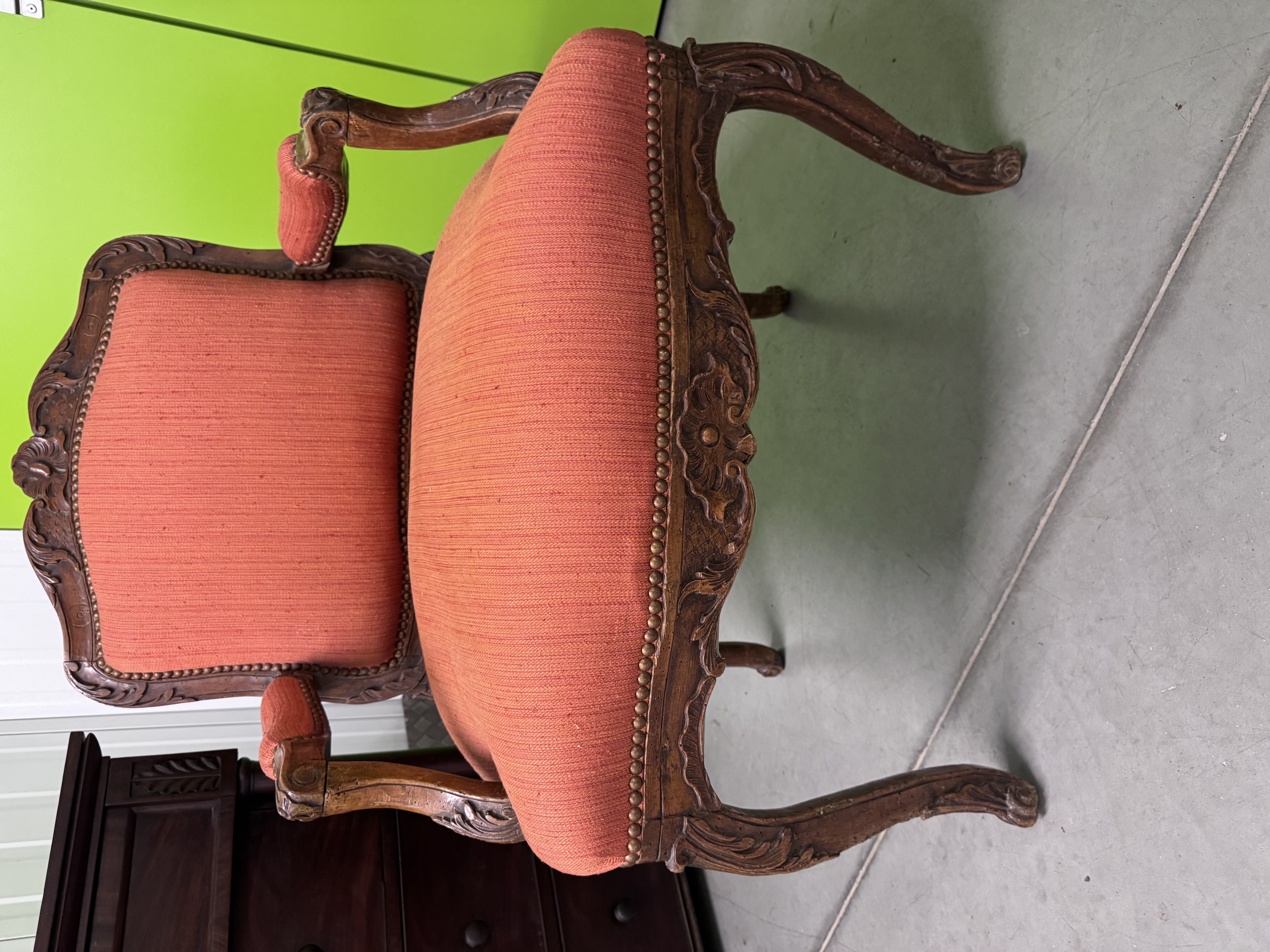 19th Century French Upholstered Armchair