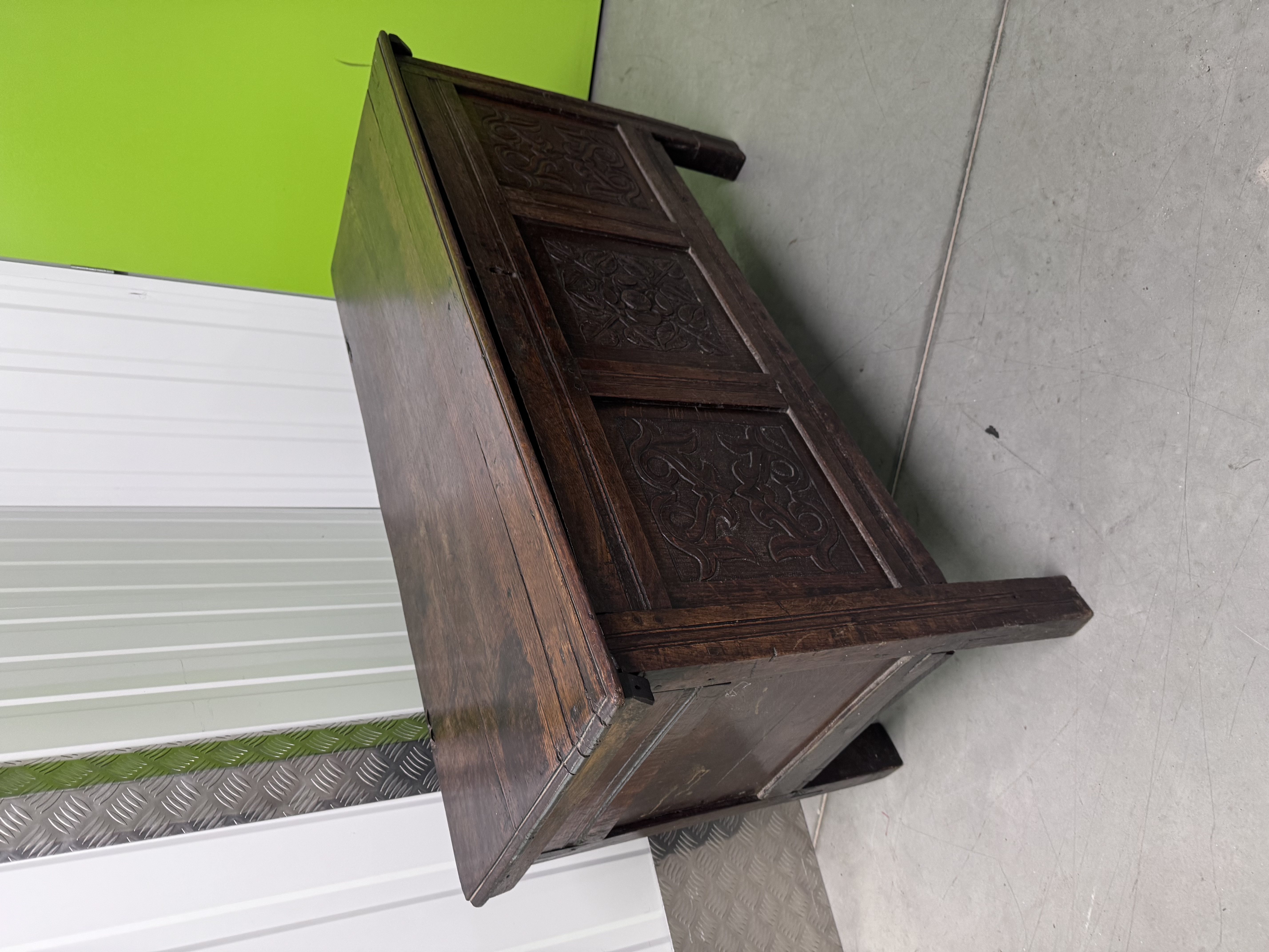 18th Century Antique Oak Coffer