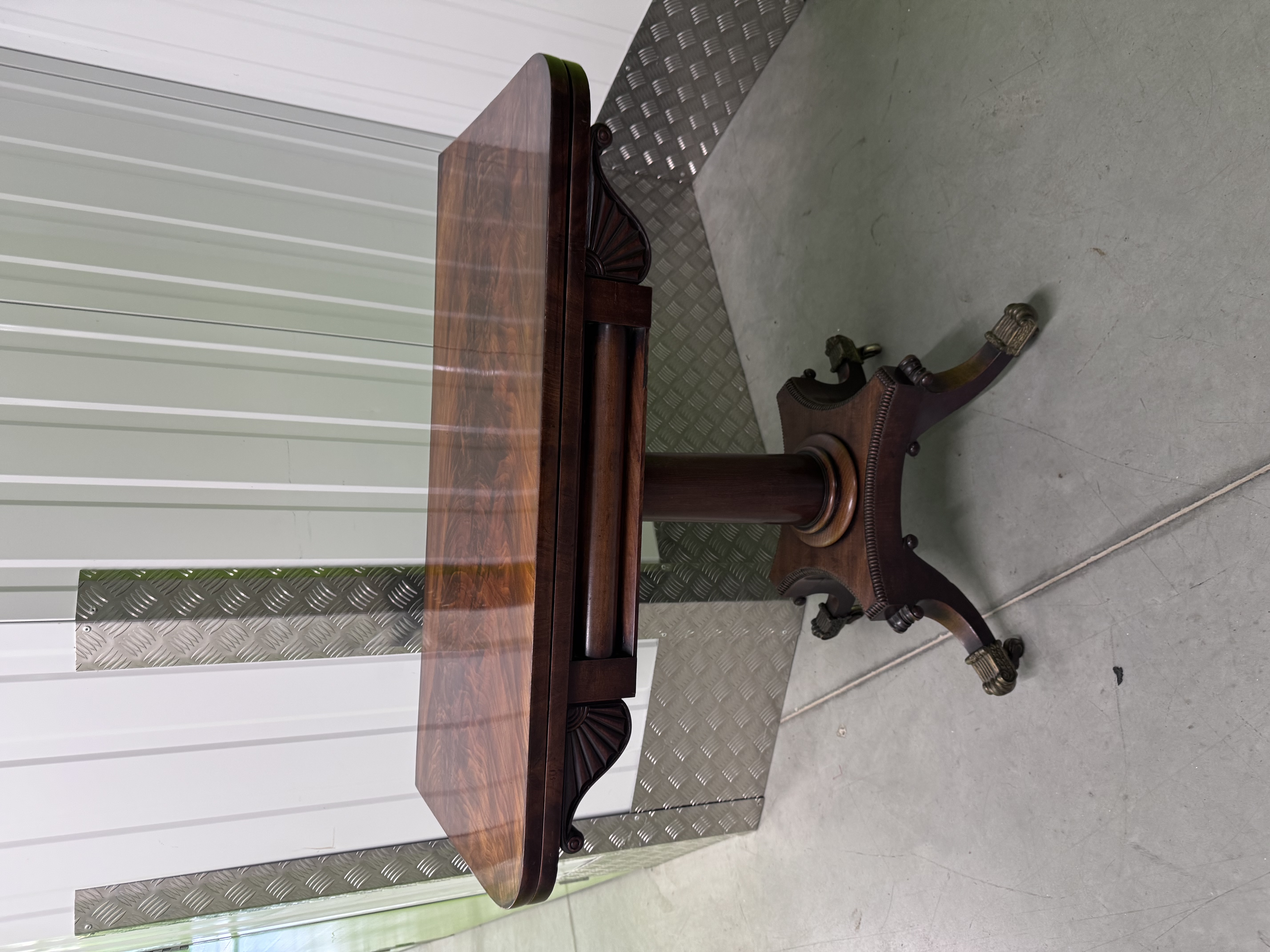 Antique Regency Mahogany Card Table