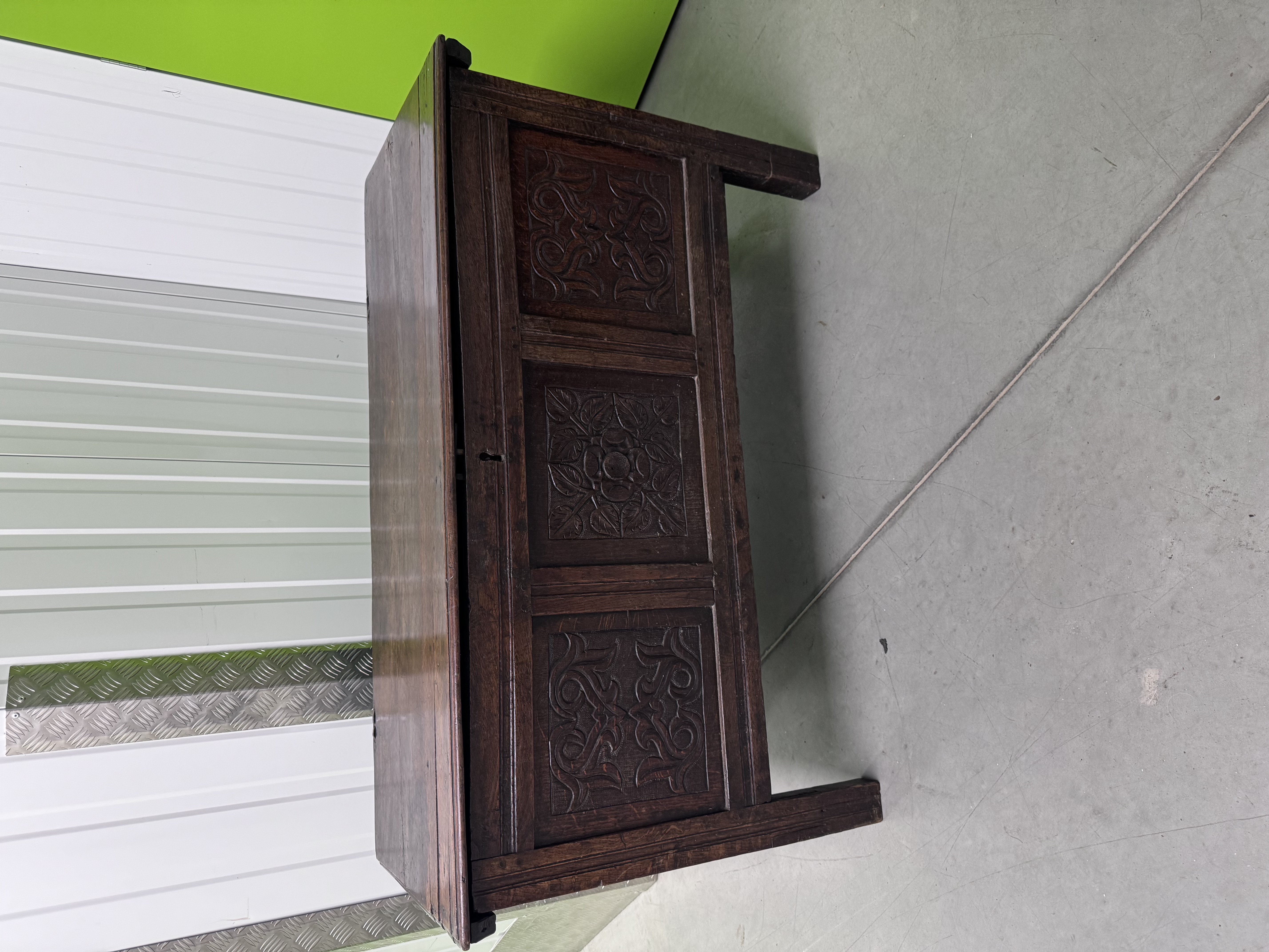 18th Century Antique Oak Coffer