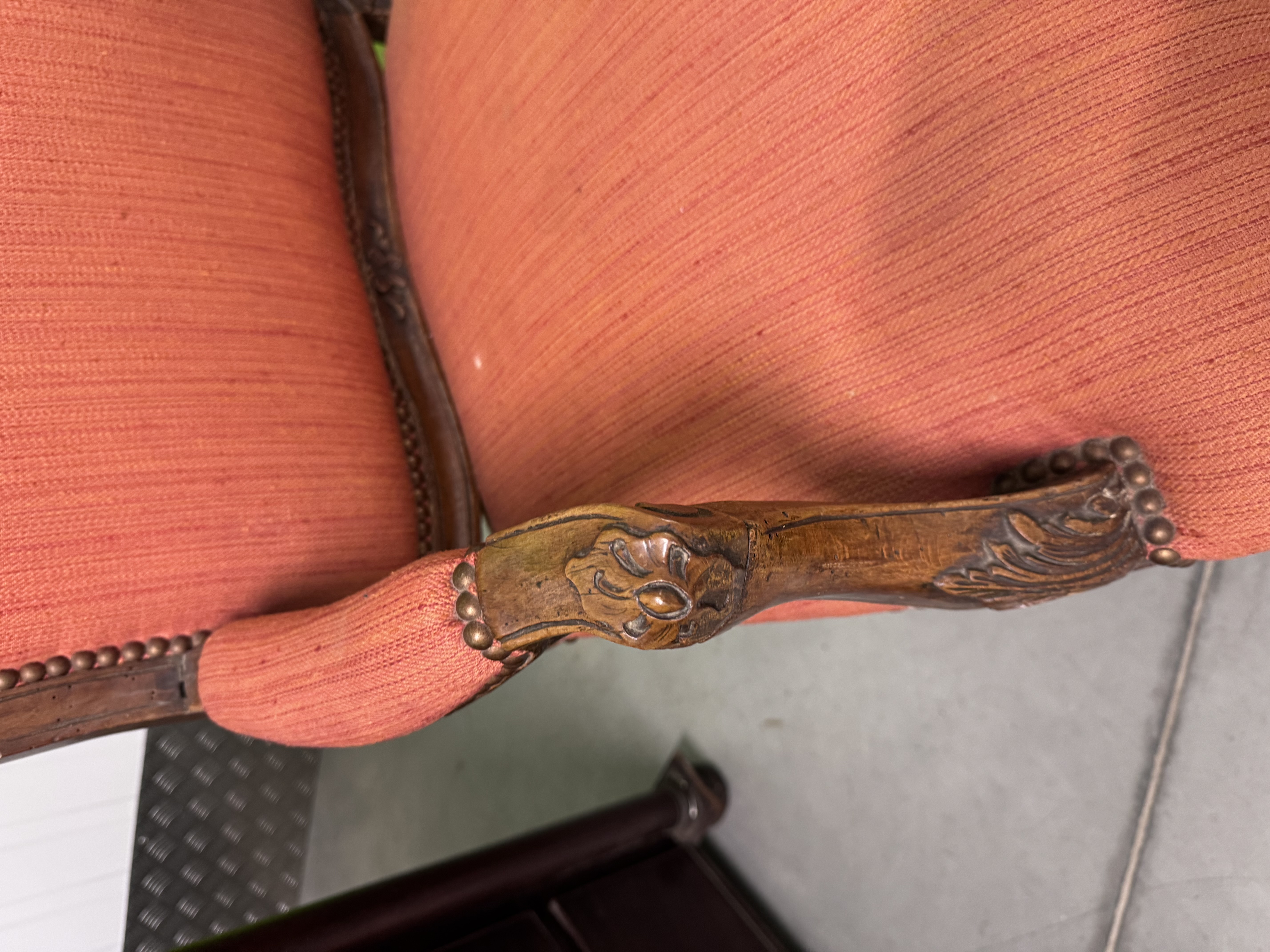 19th Century French Upholstered Armchair