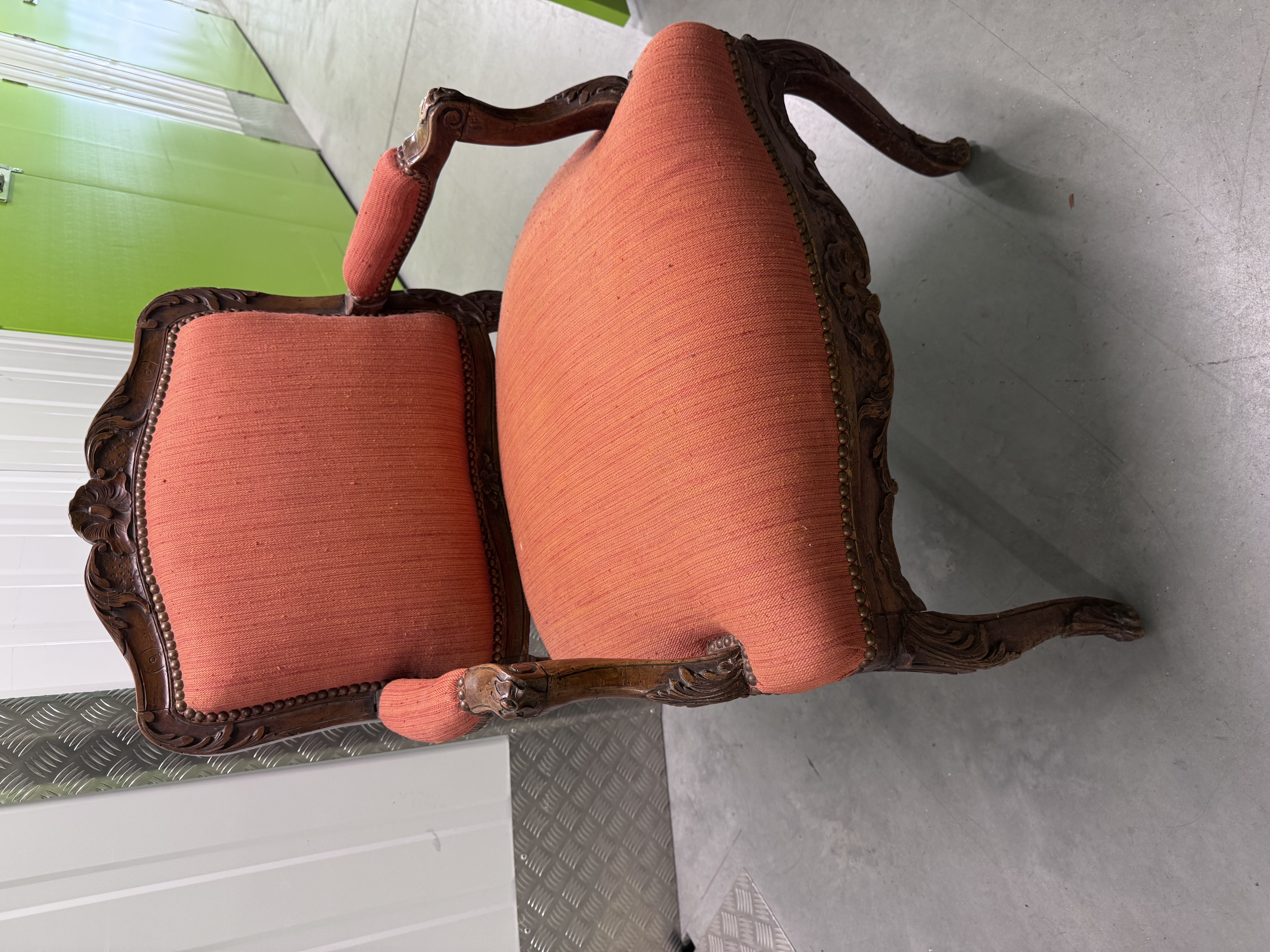 19th Century French Upholstered Armchair