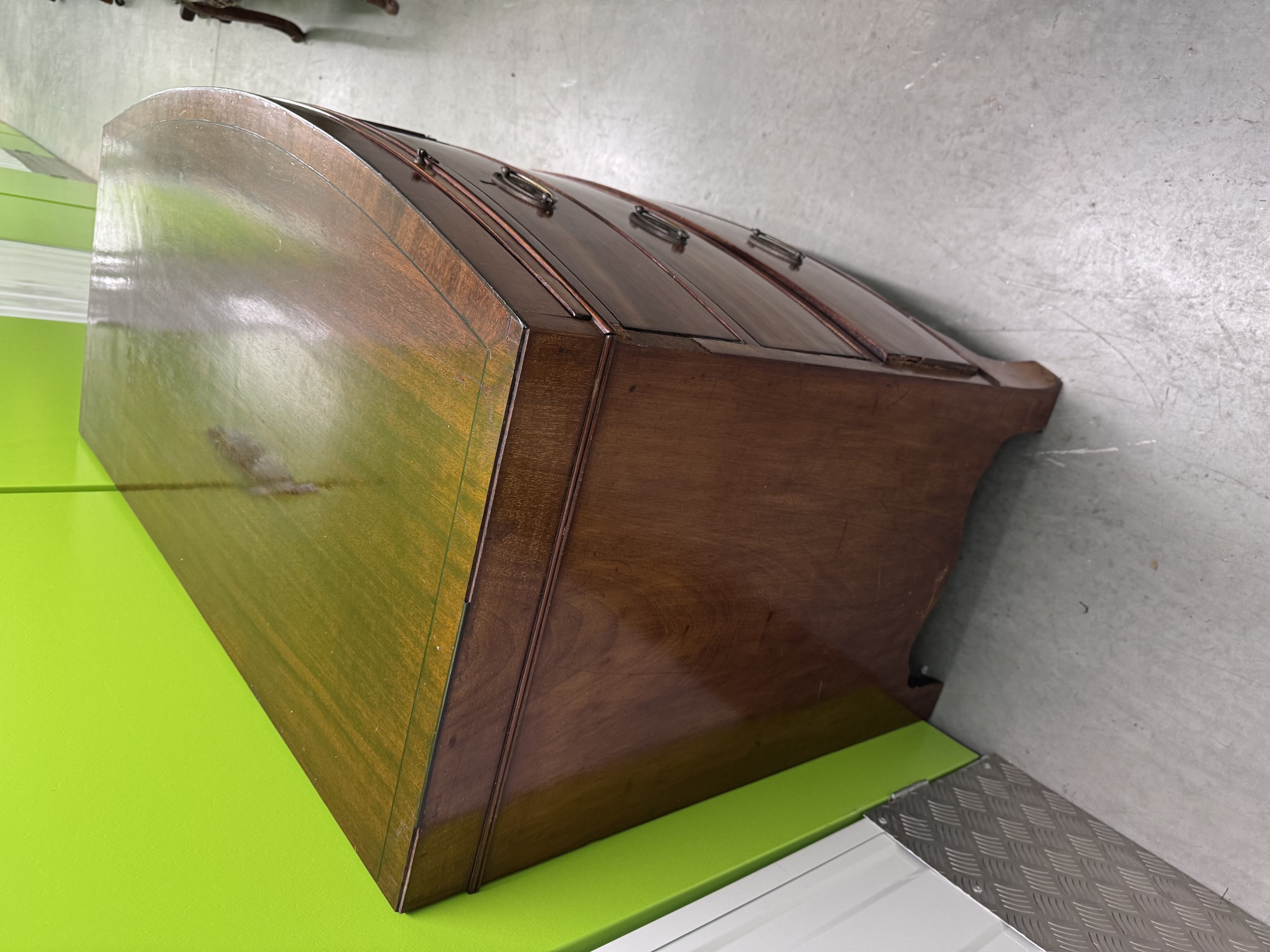 Regency Mahogany Bow Front Chest of Drawers