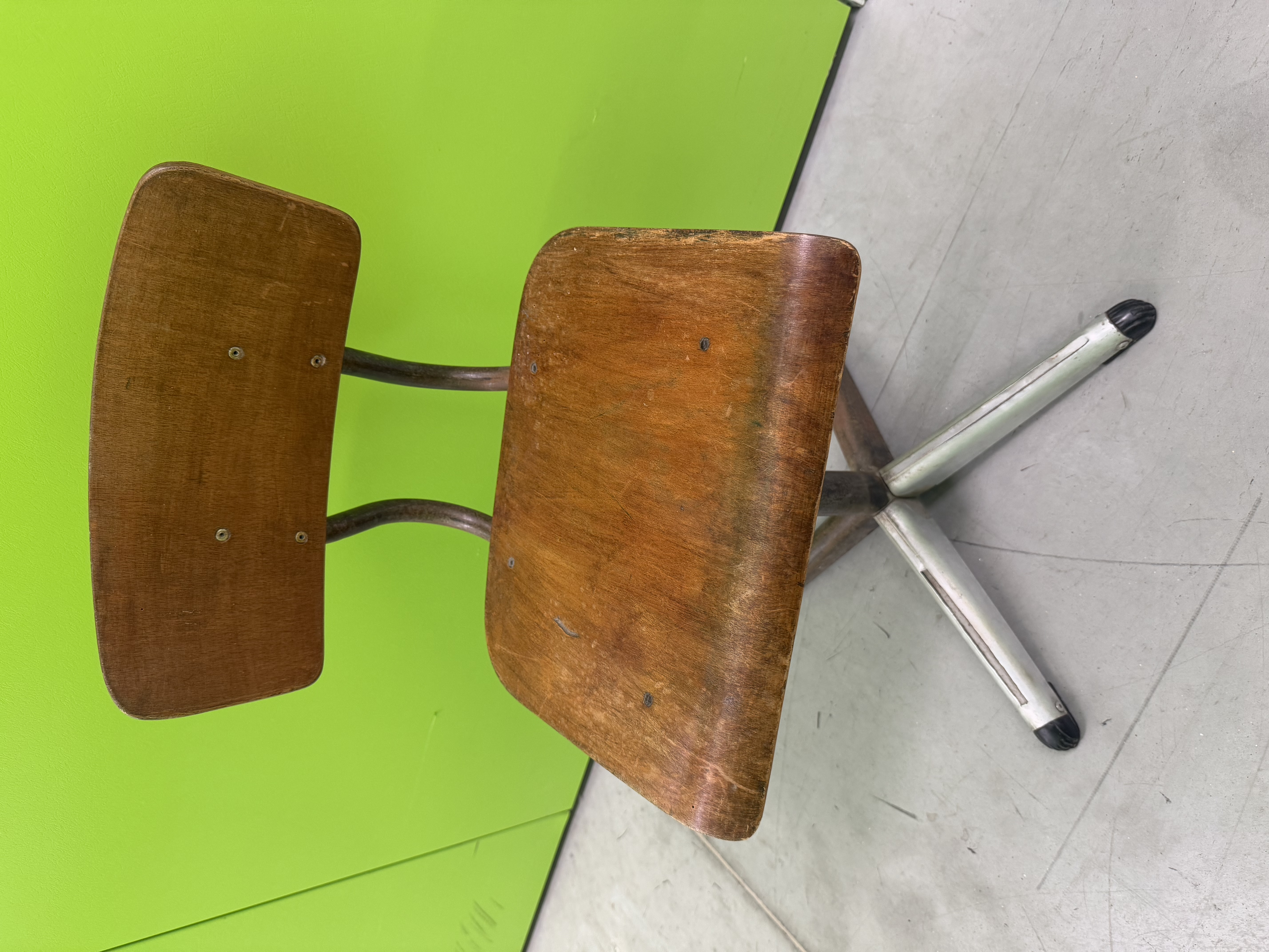 Vintage Industrial Salesmans Sample Chair