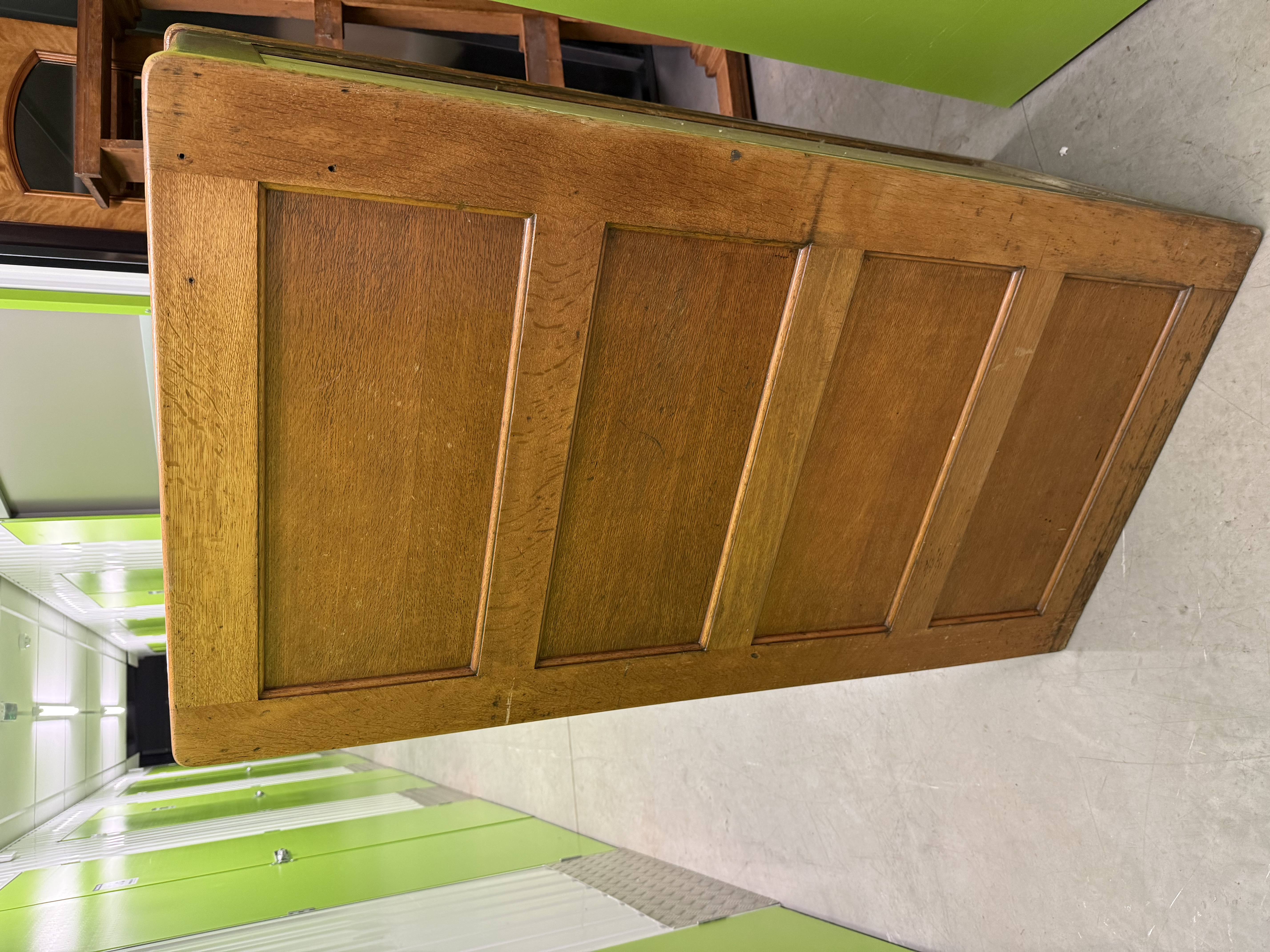 Vintage 1930's oak filing cabinet