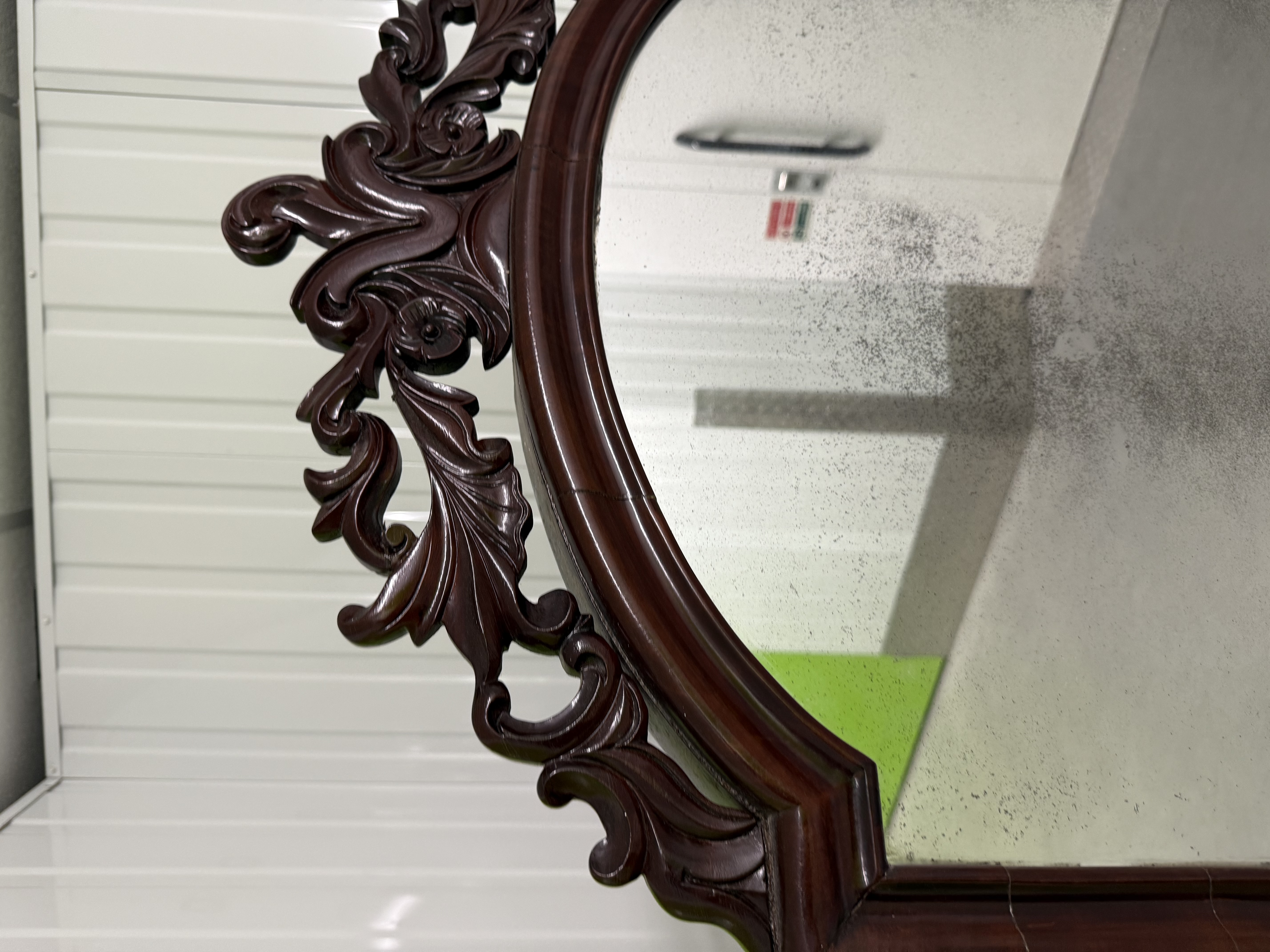 Victorian Mahogany Cheval Mirror