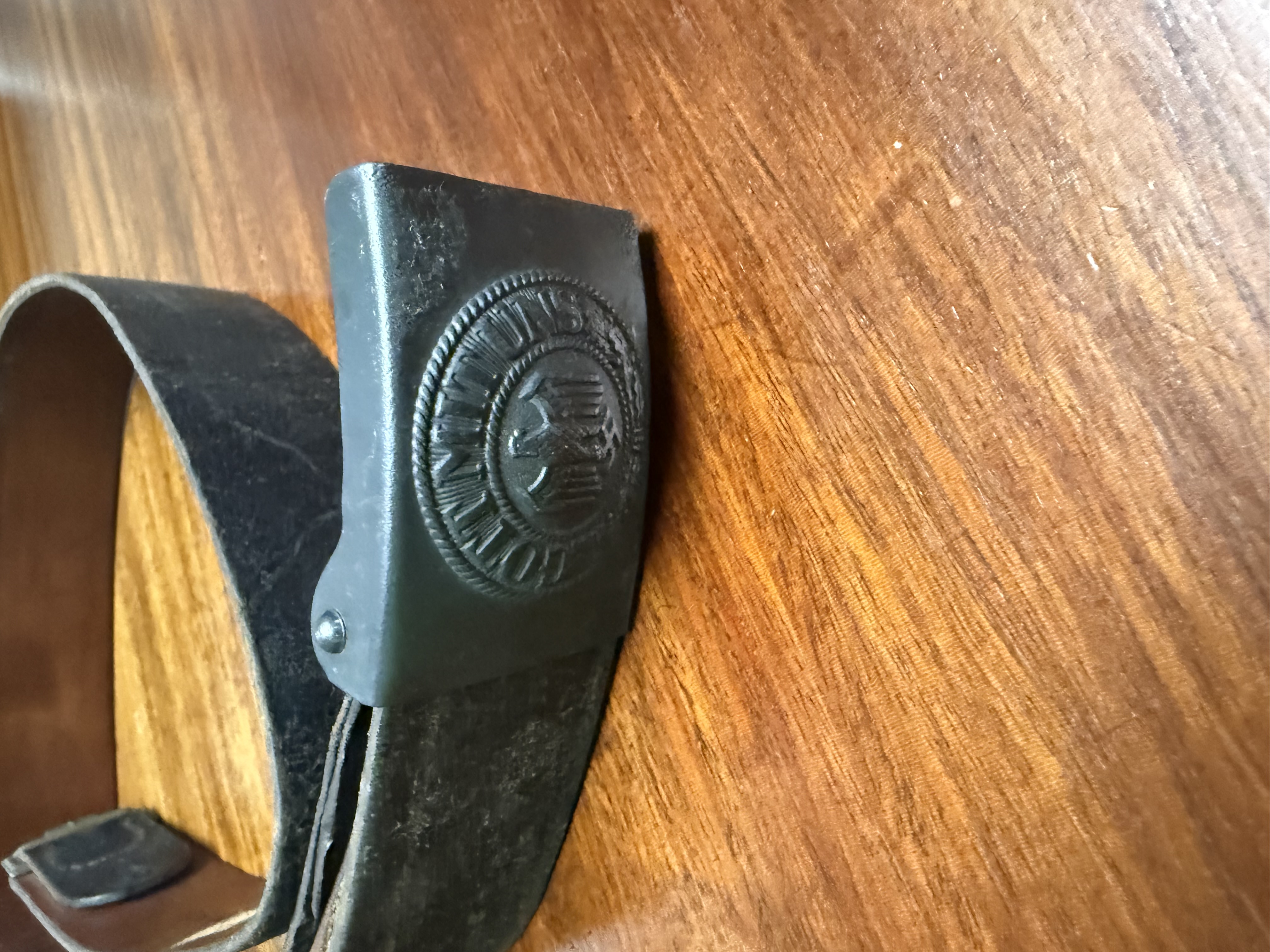 Original WW2 German Leather Heer Belt