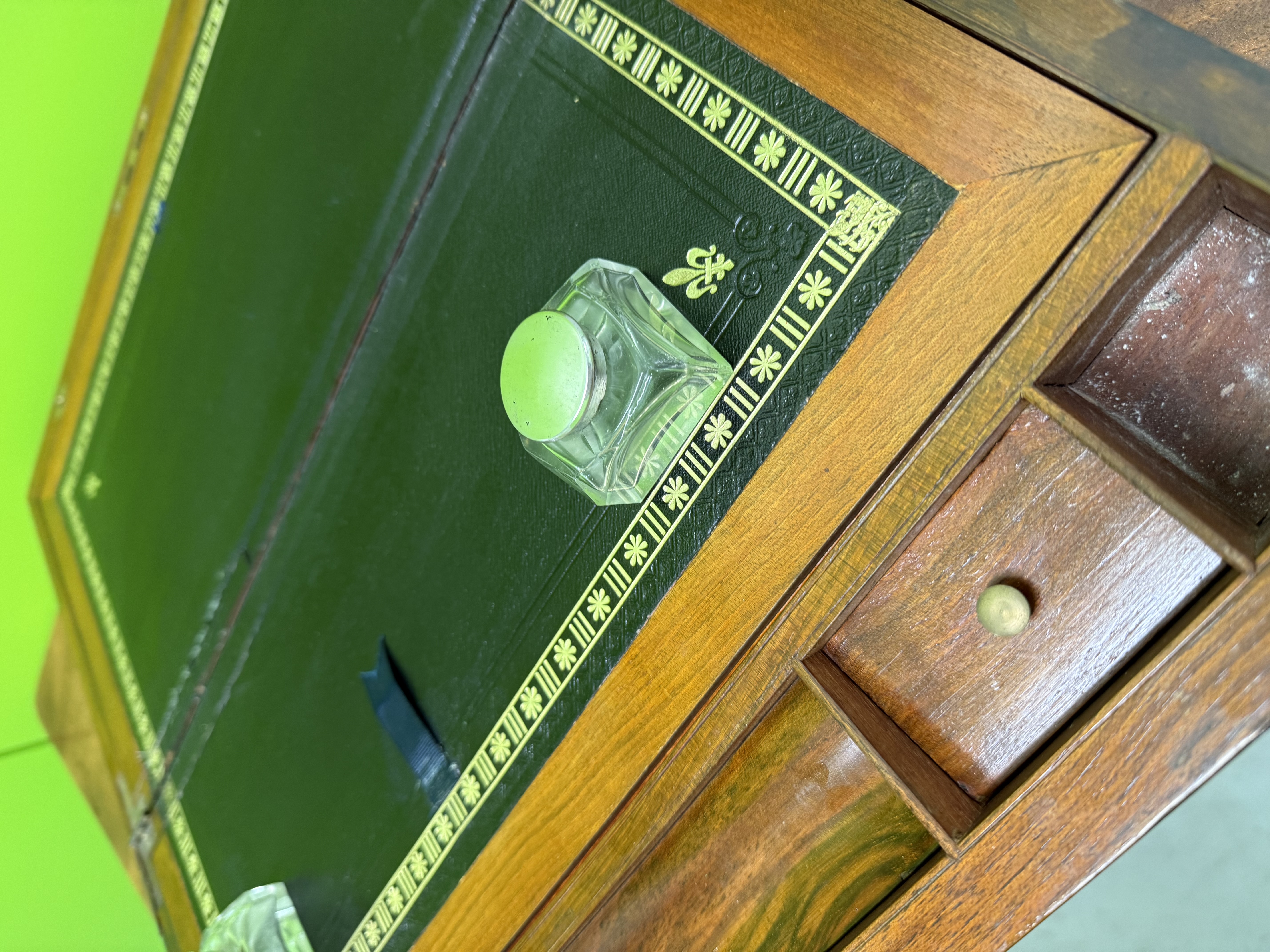 Victorian Mahogany Campaign Style Writing Slope