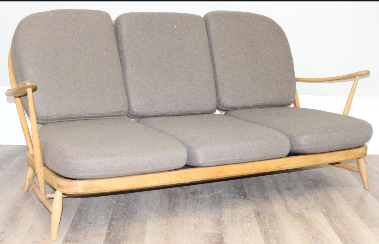 Vintage Ercol model 203 Three-Seater Sofa