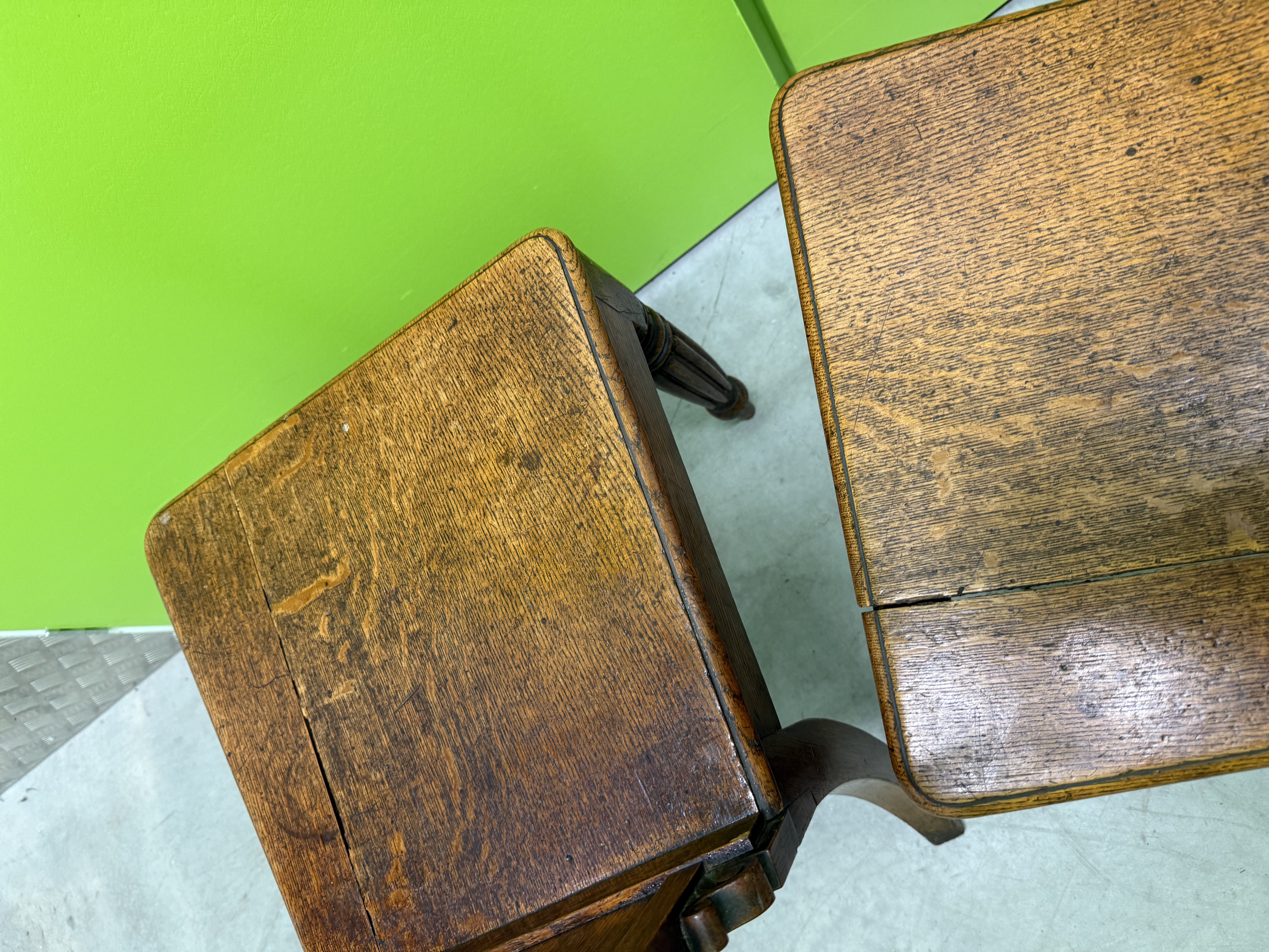 Victorian Oak Hall Chairs