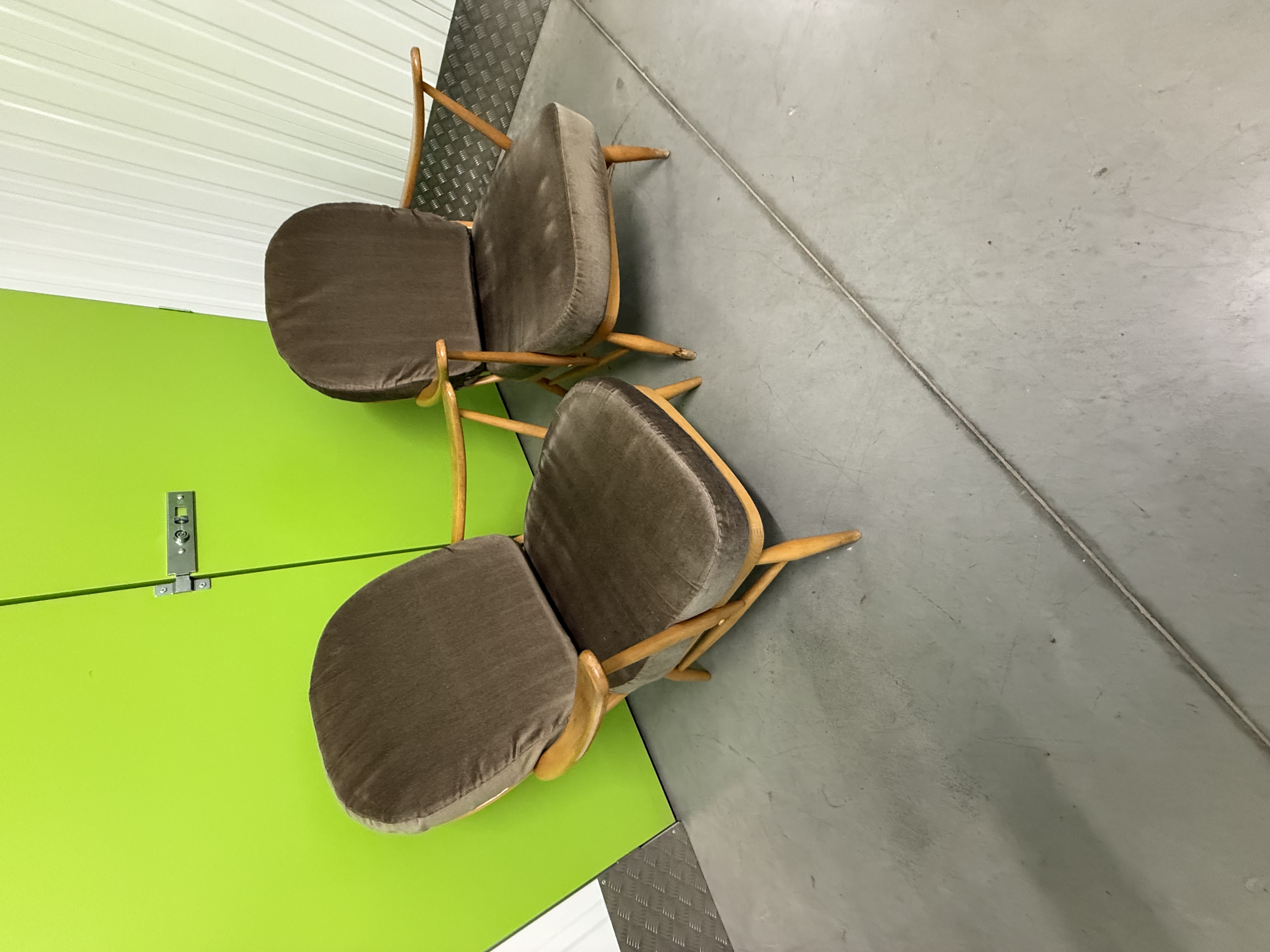 Pair of Ercol 203 armchairs 