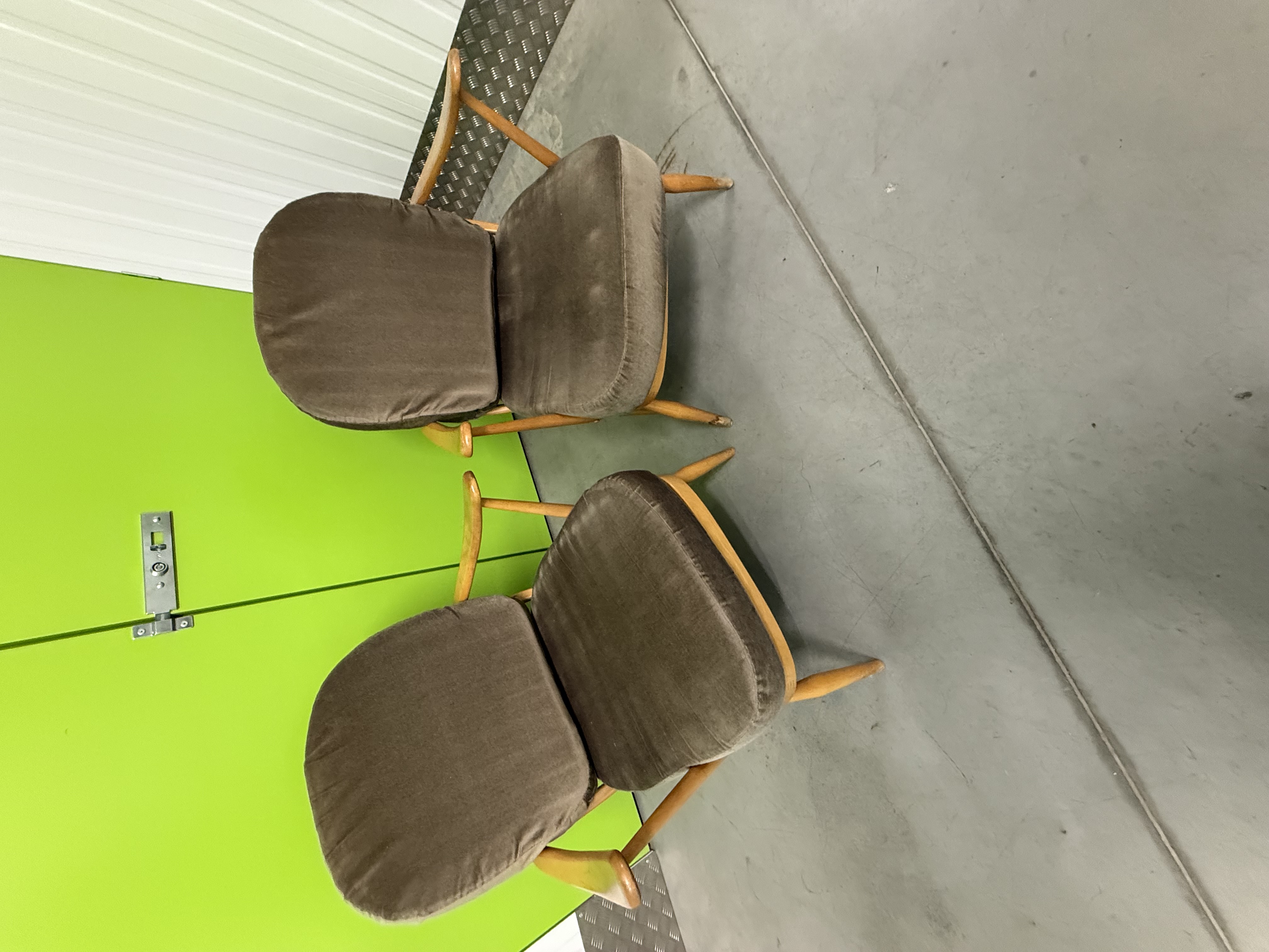 Pair of Ercol 203 armchairs 