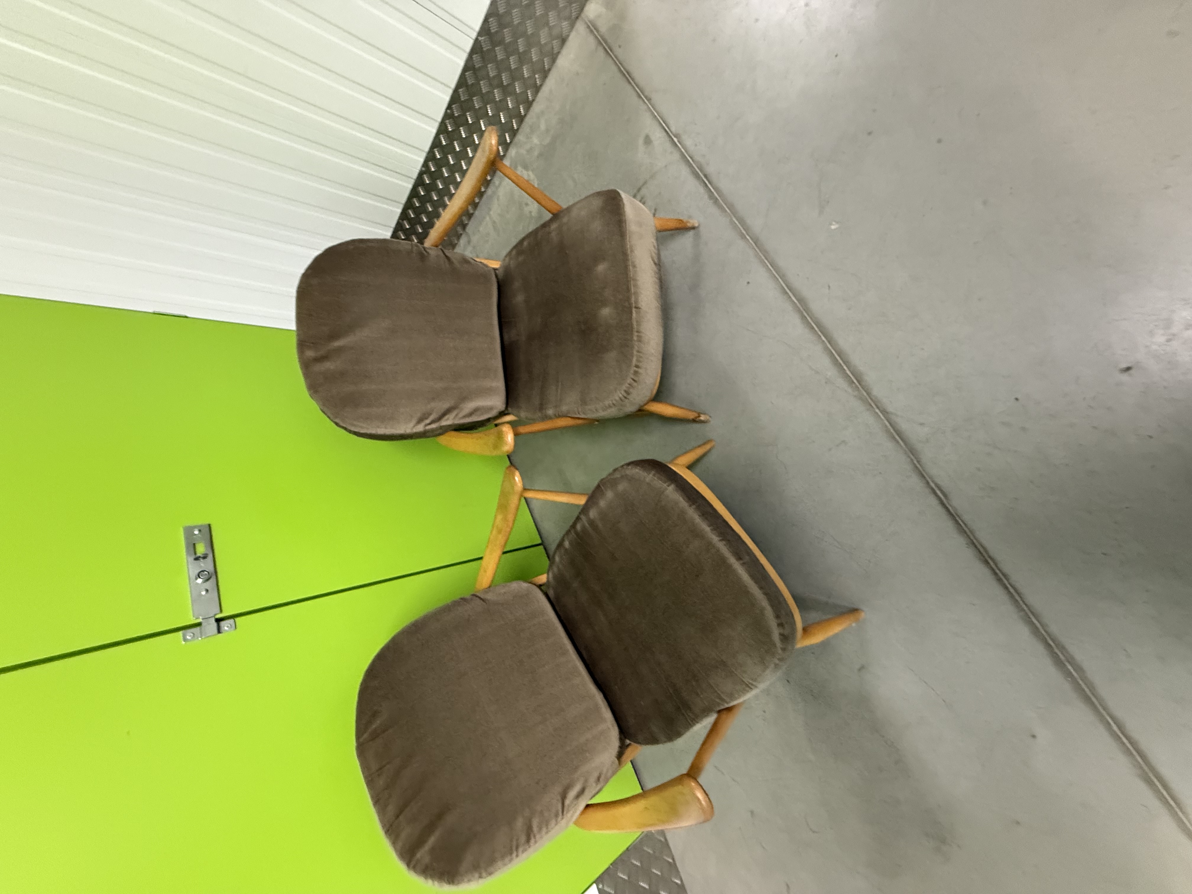 Pair of Ercol 203 armchairs 