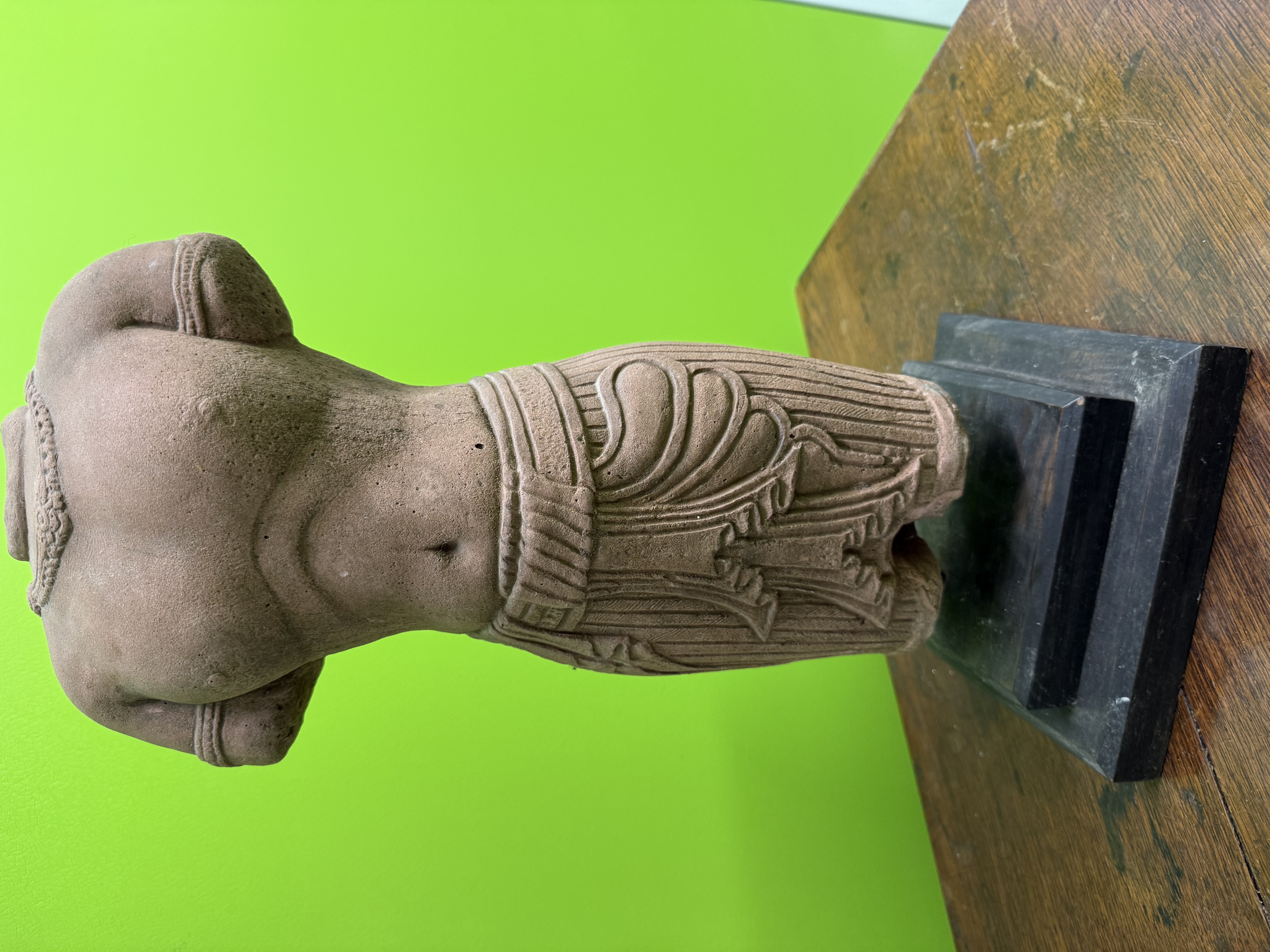 Vintage Sandstone Sculpture of a Torso