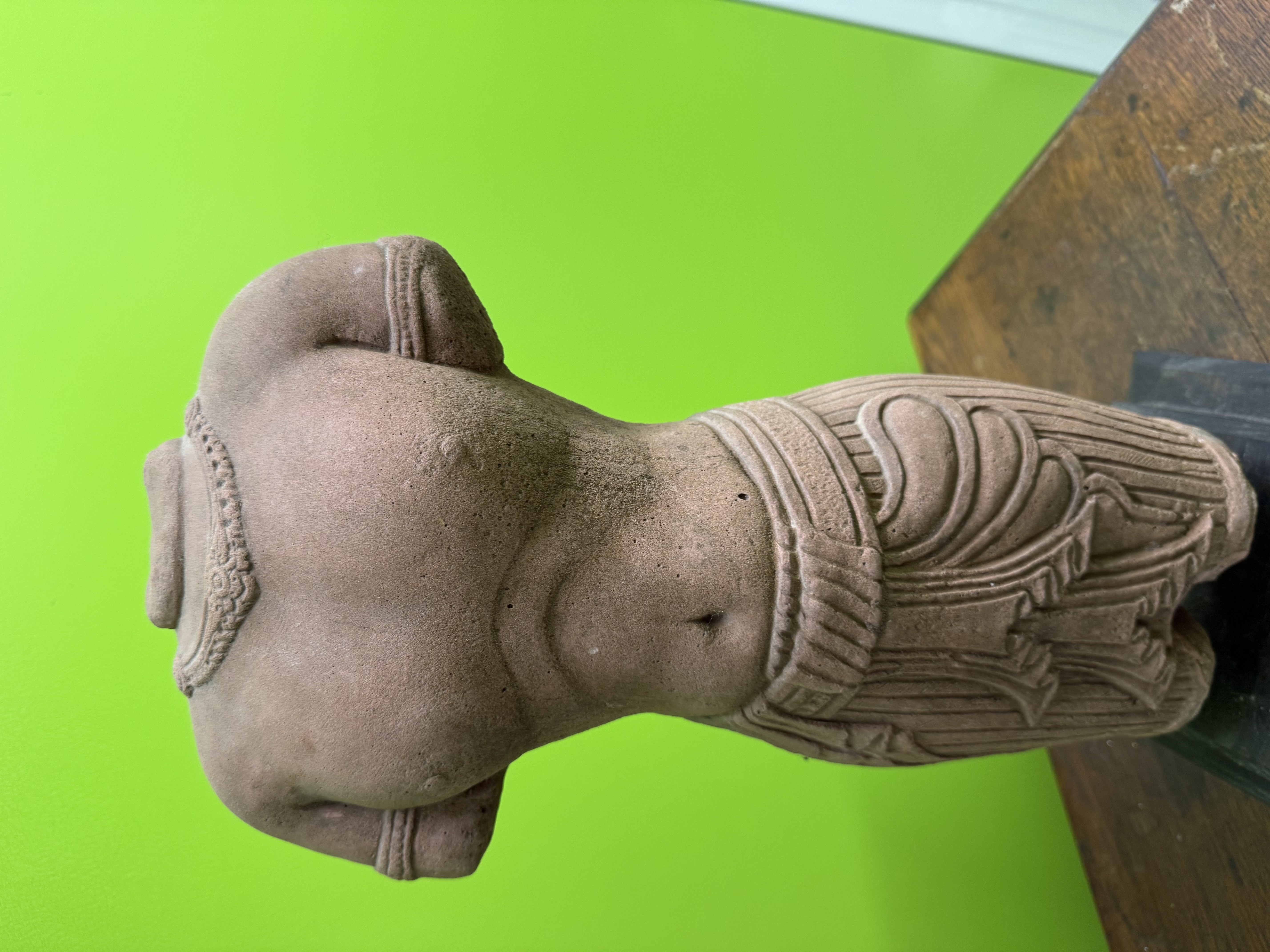 Vintage Sandstone Sculpture of a Torso