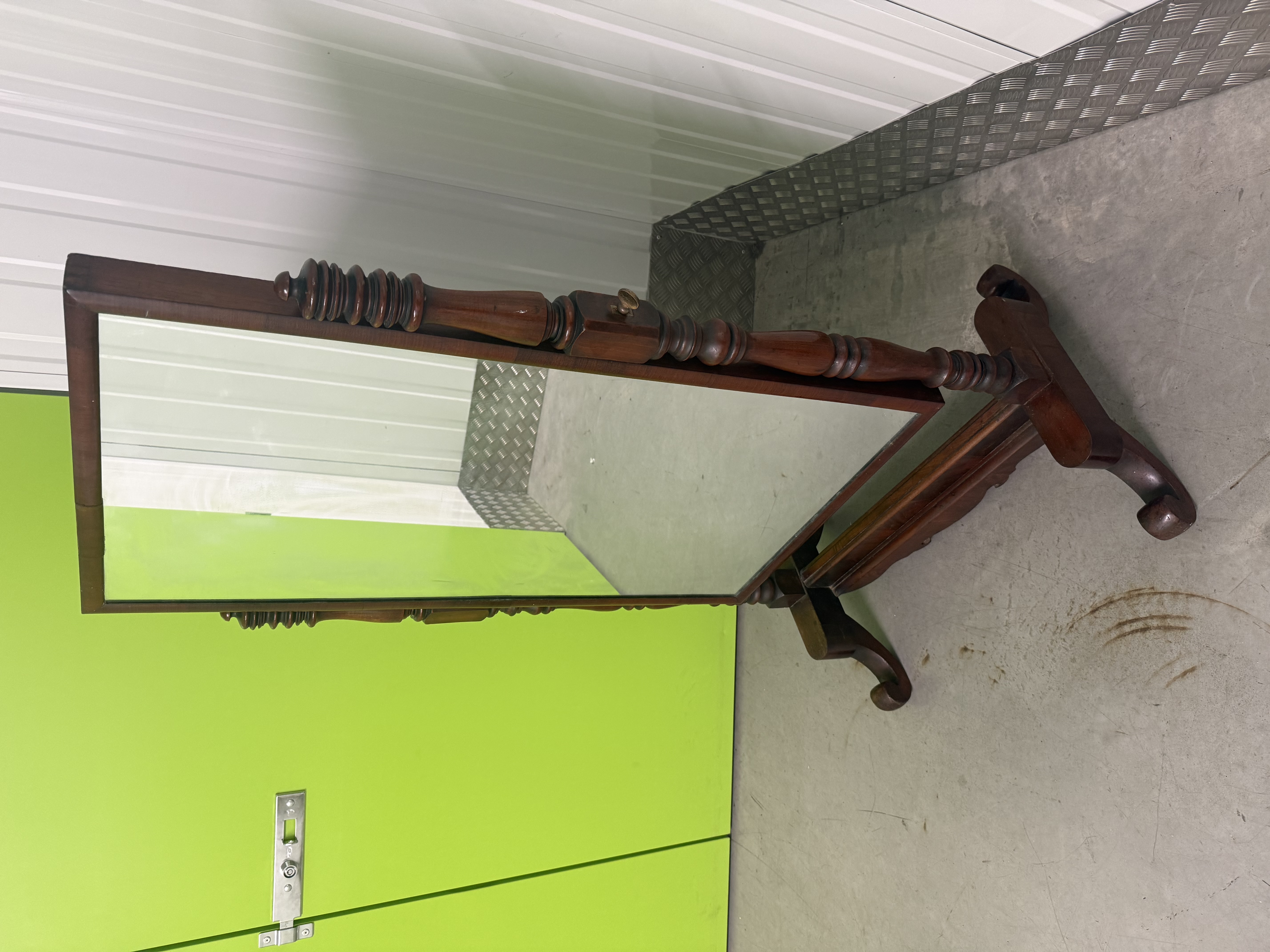 Victorian Mahogany Cheval Mirror