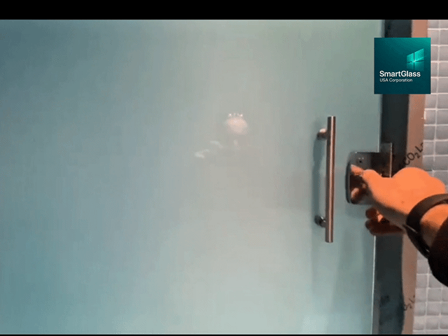 Hinged SmartGlass Door