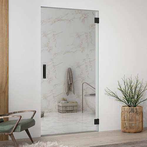 Tempered Glass Shower Door – 3/16" Frameless Clear Glass