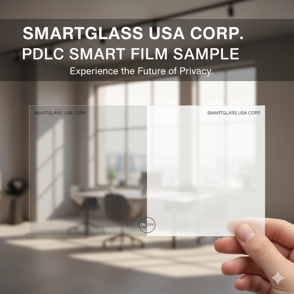Smartglass PDLC Self-Adhesive Film – White (91% Transparency)
