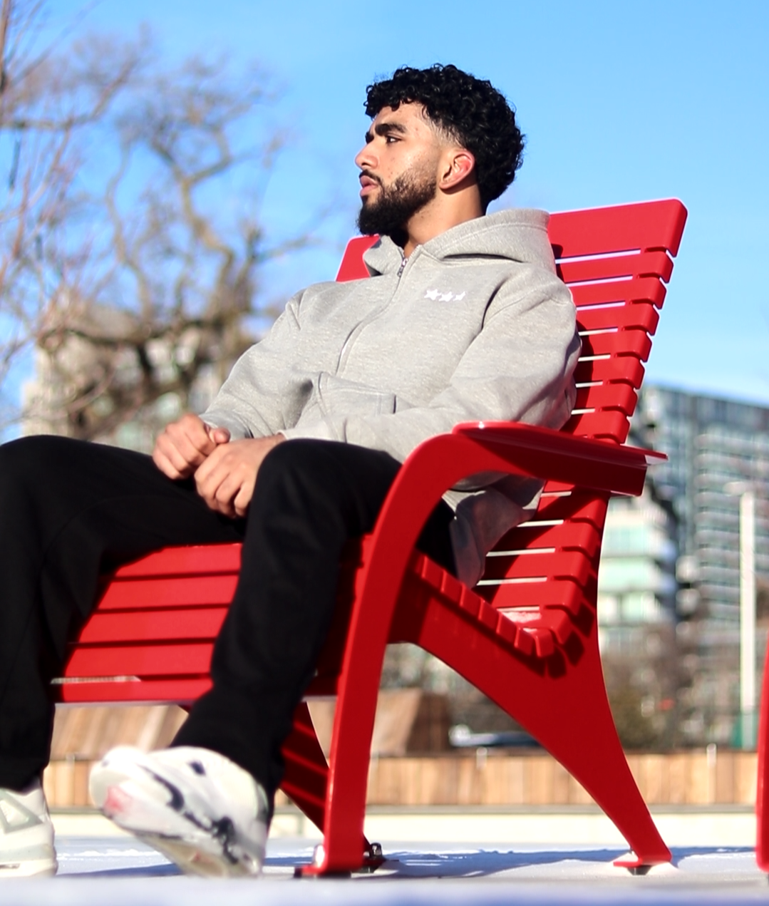 Classic Three Star Grey Zip 