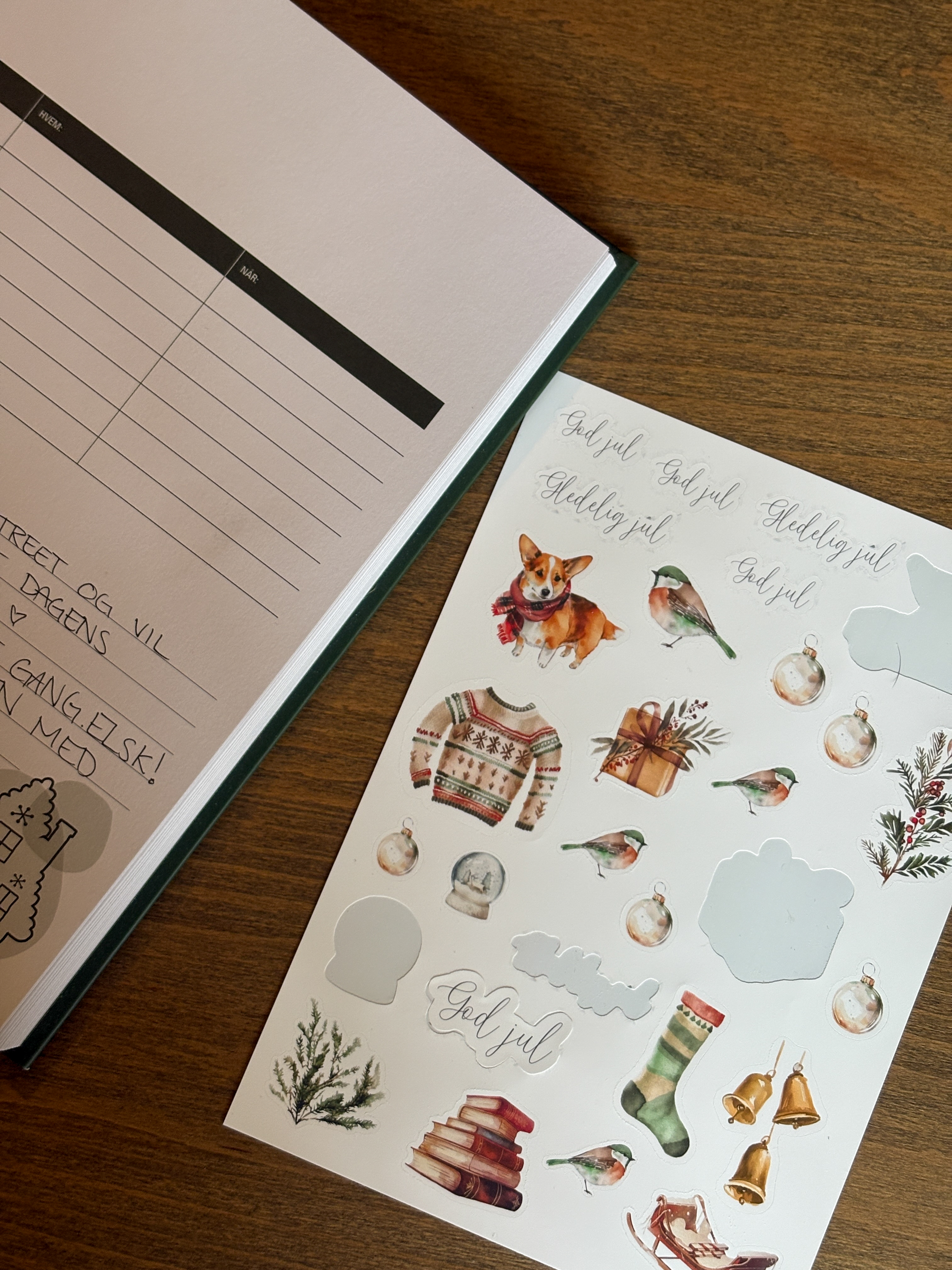 Julemotiver - klistremerker