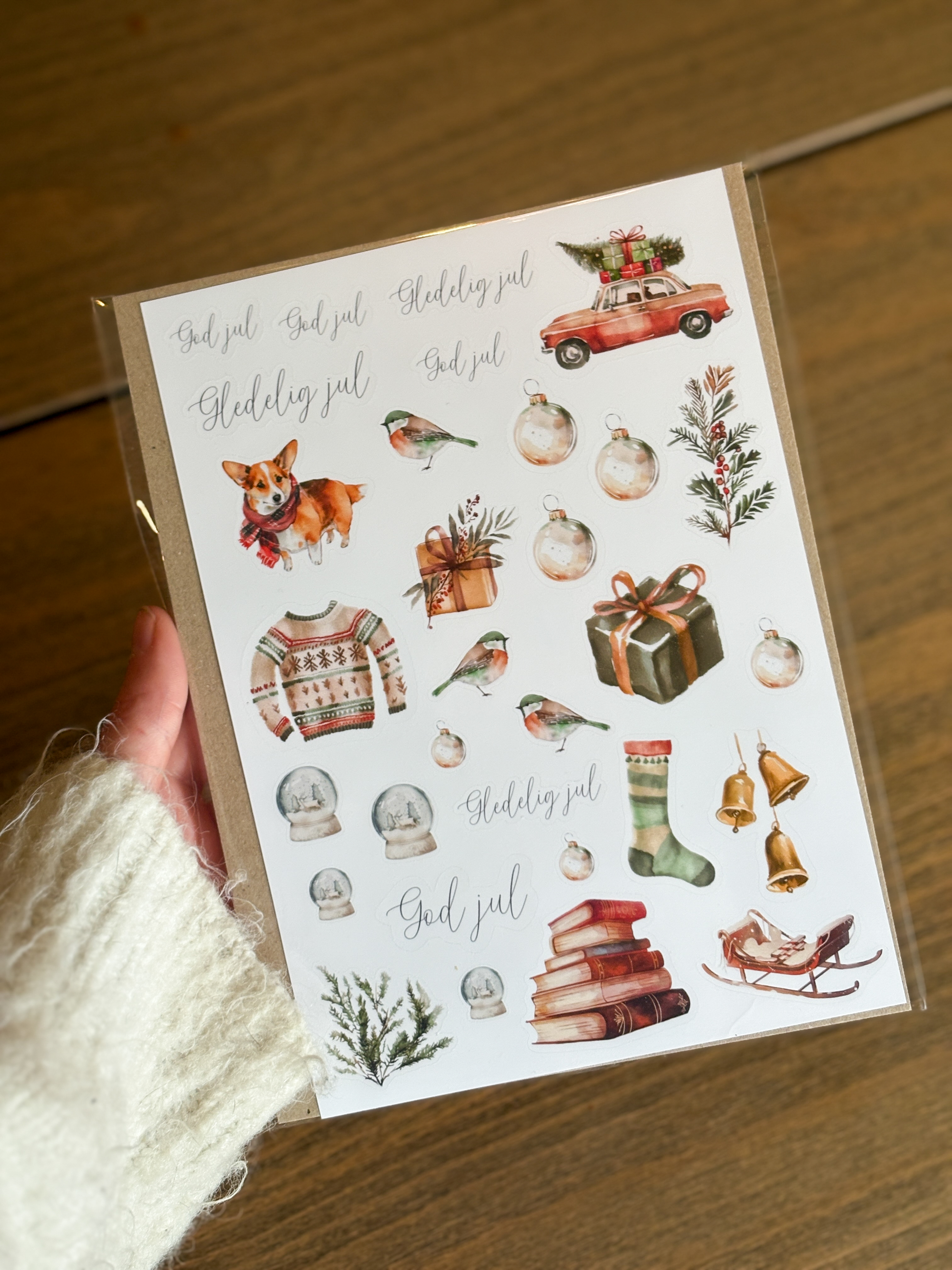 Julemotiver - klistremerker