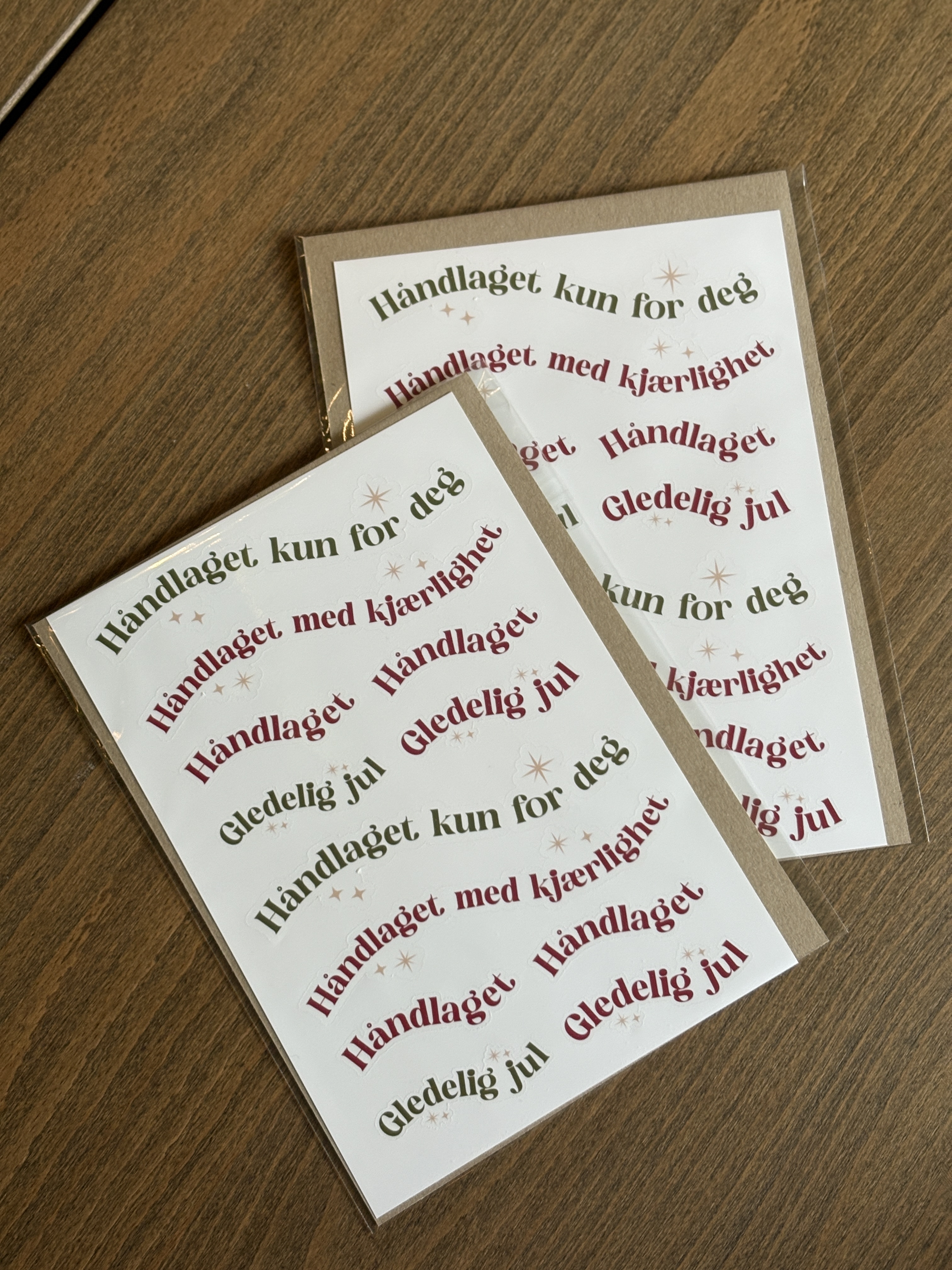 Håndlaget - klistremerker