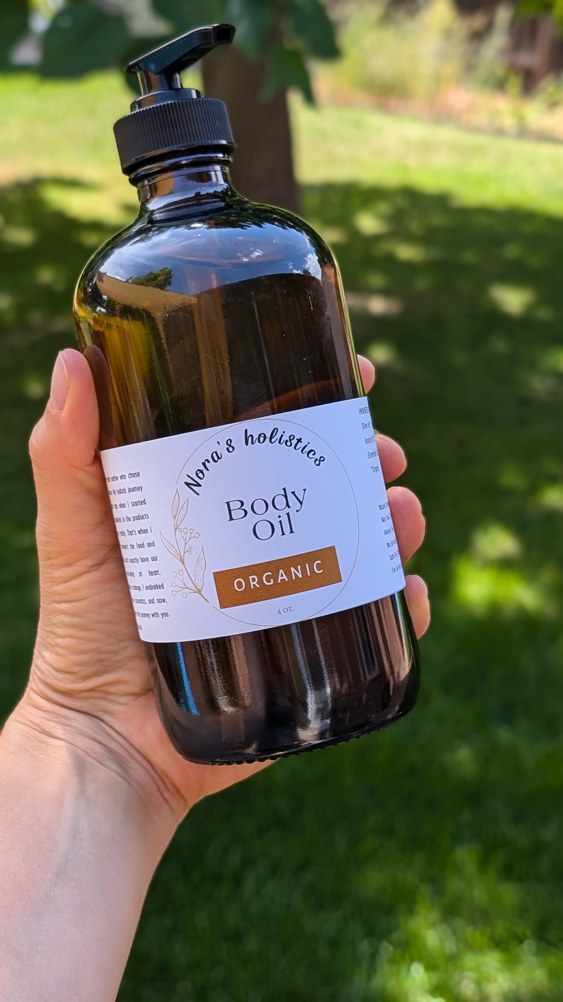 BODY OIL ORGANIC - 16oz