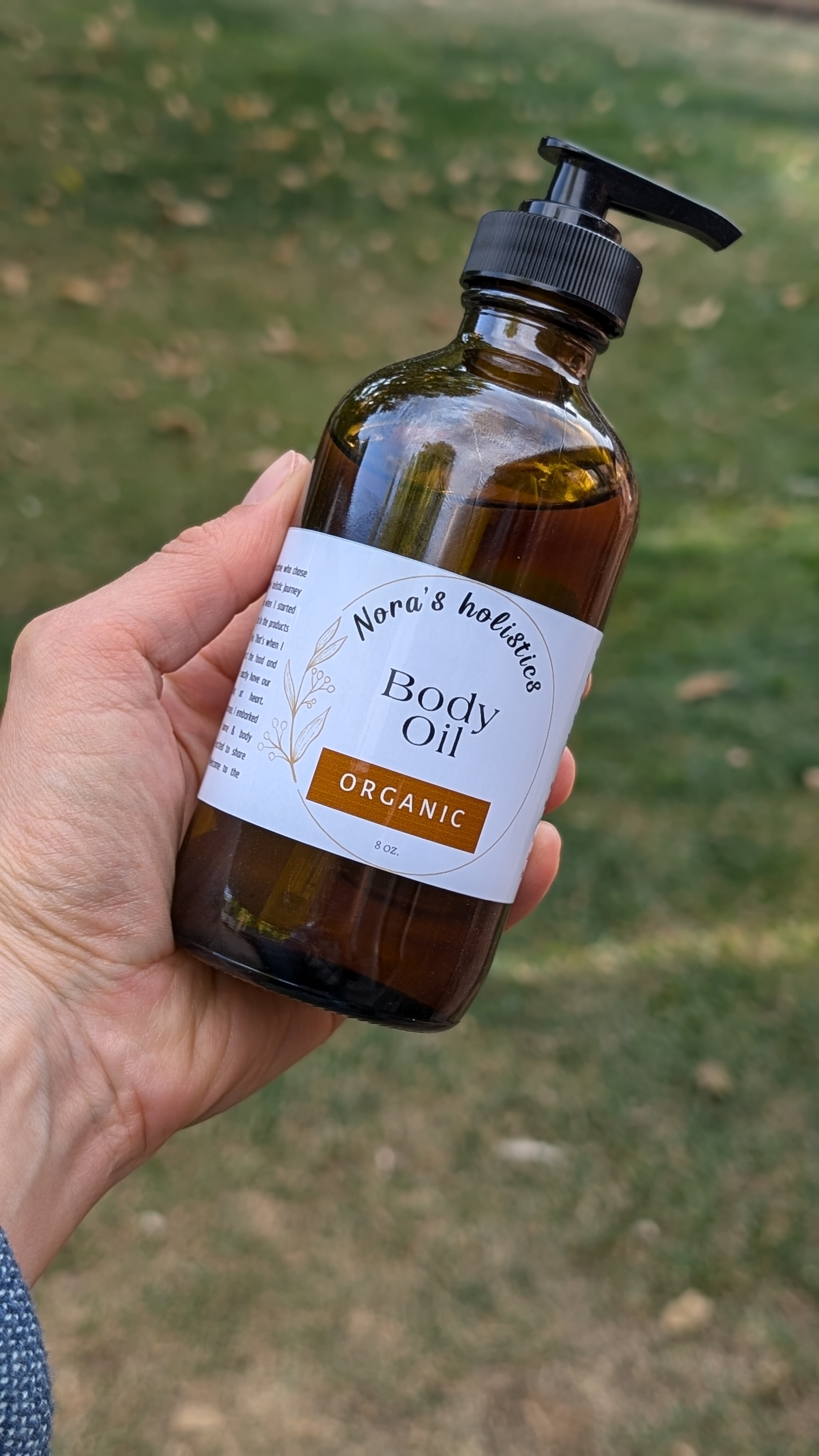 BODY OIL ORGANIC - 8oz