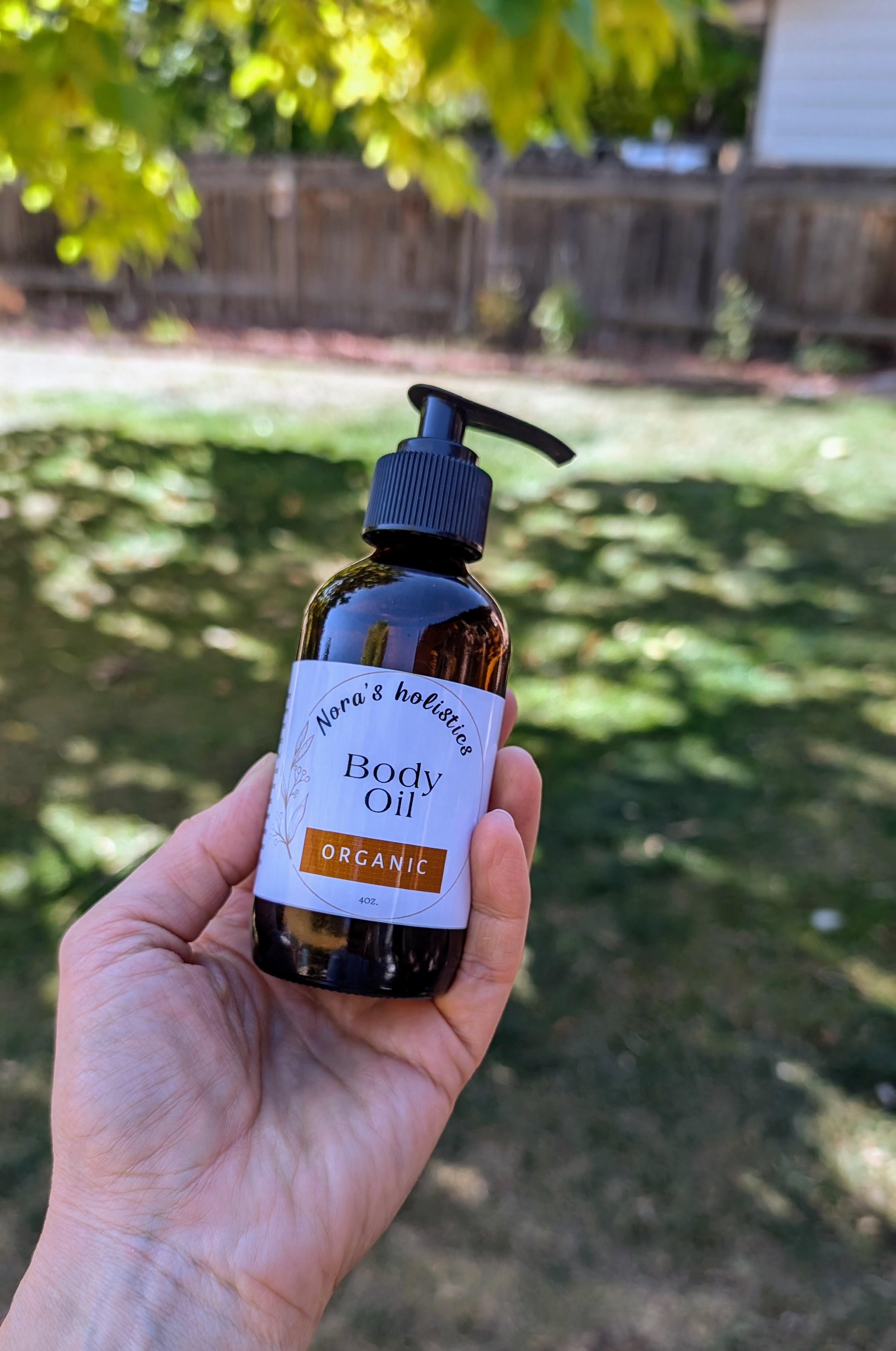 BODY OIL ORGANIC - 4oz