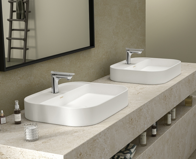 Brooklyn - Single Lever Deck Mounted Faucet with Modern design & Water Saving technology