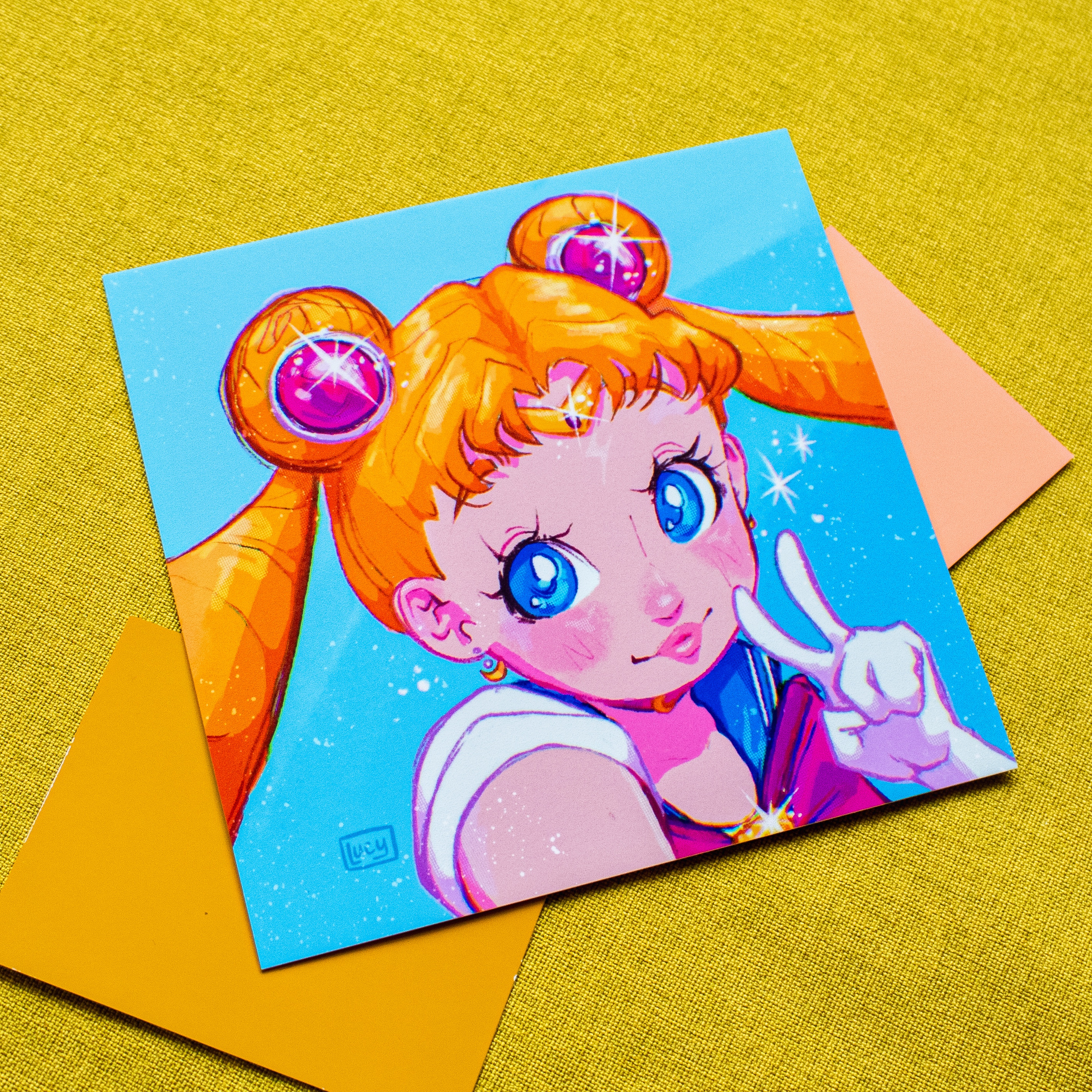 Sailor Moon Square Print