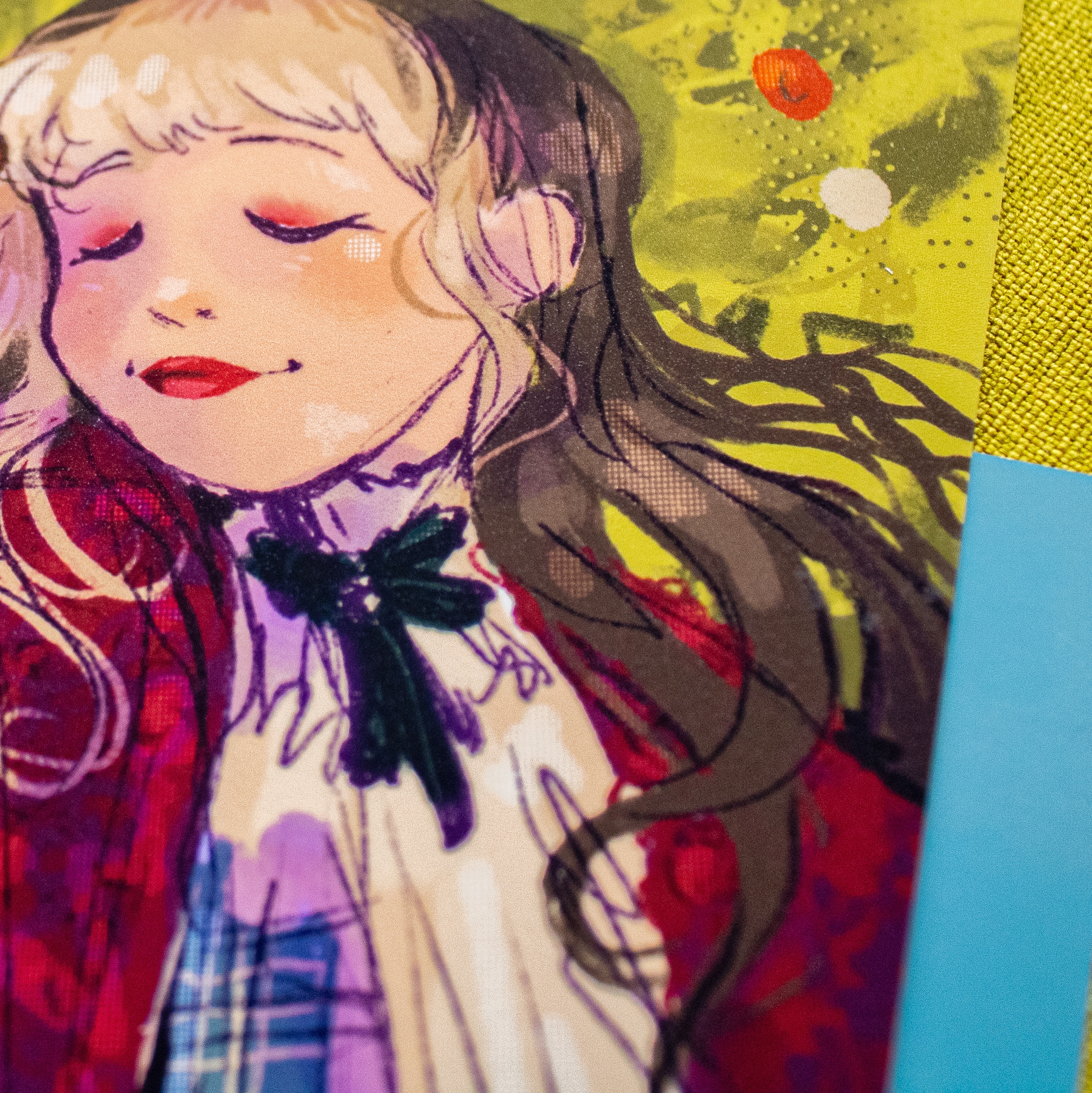 Moth Fields Square Print