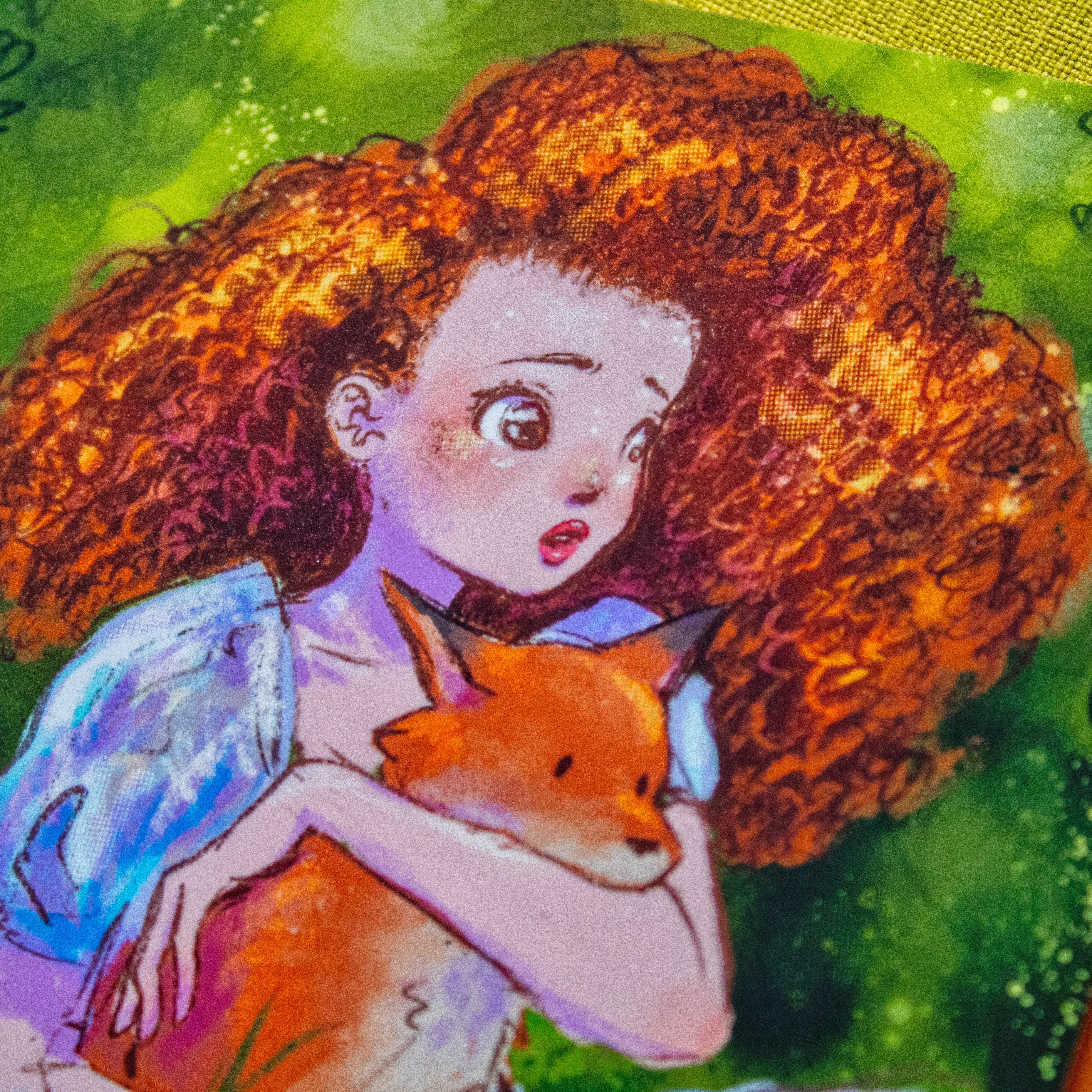 Foxy Square Print