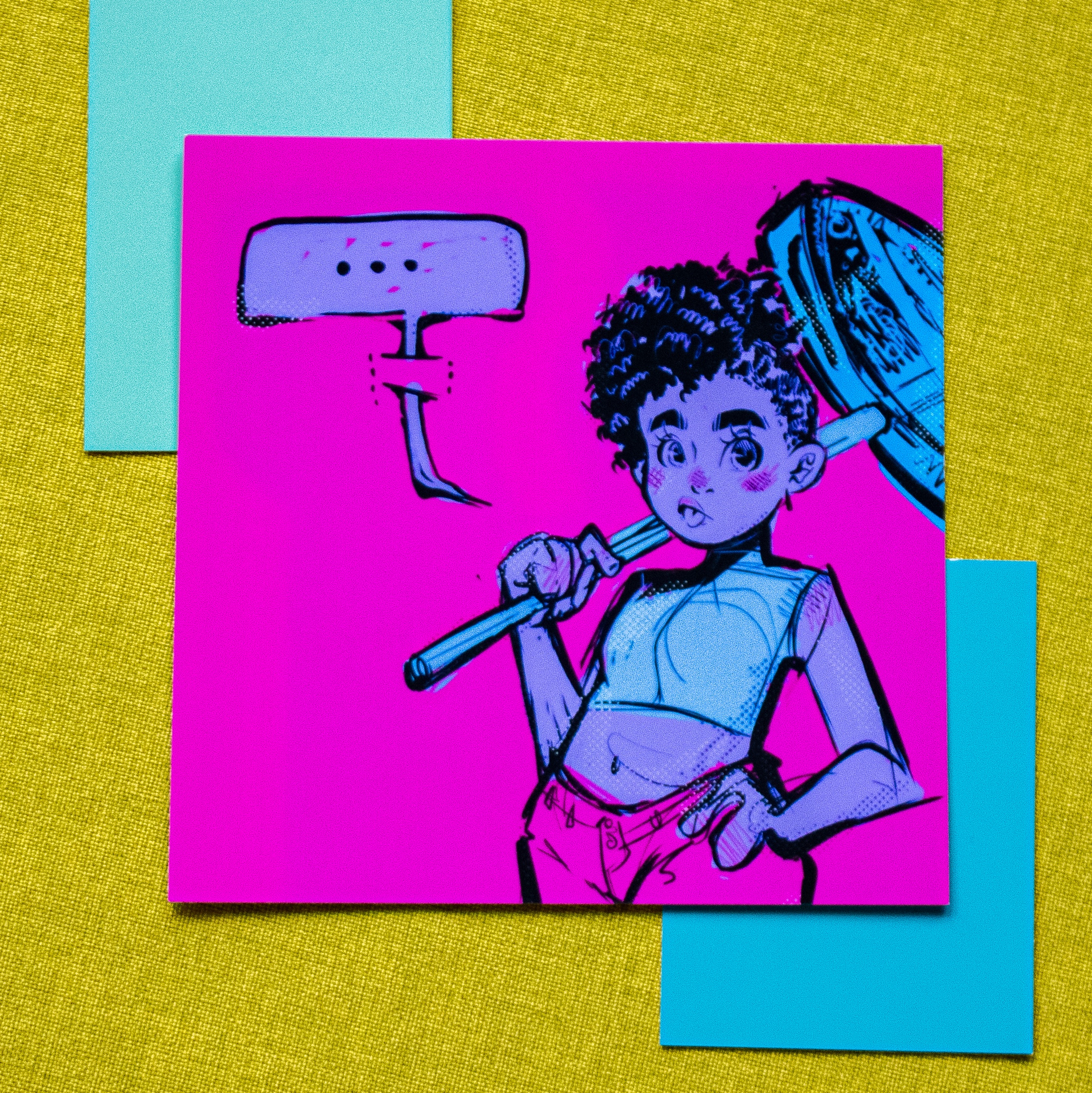 Sucker Square Print