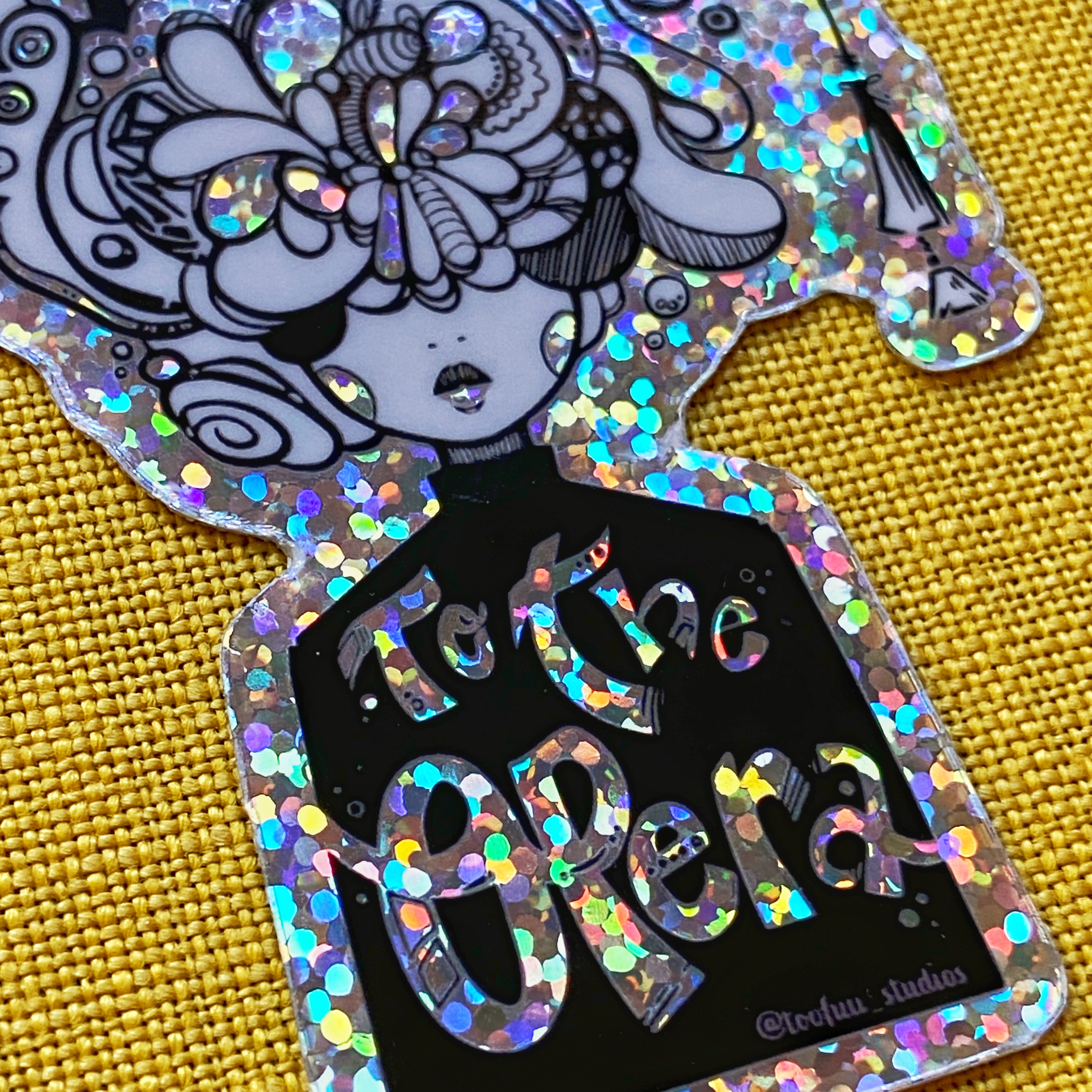 To The Opera Sticker