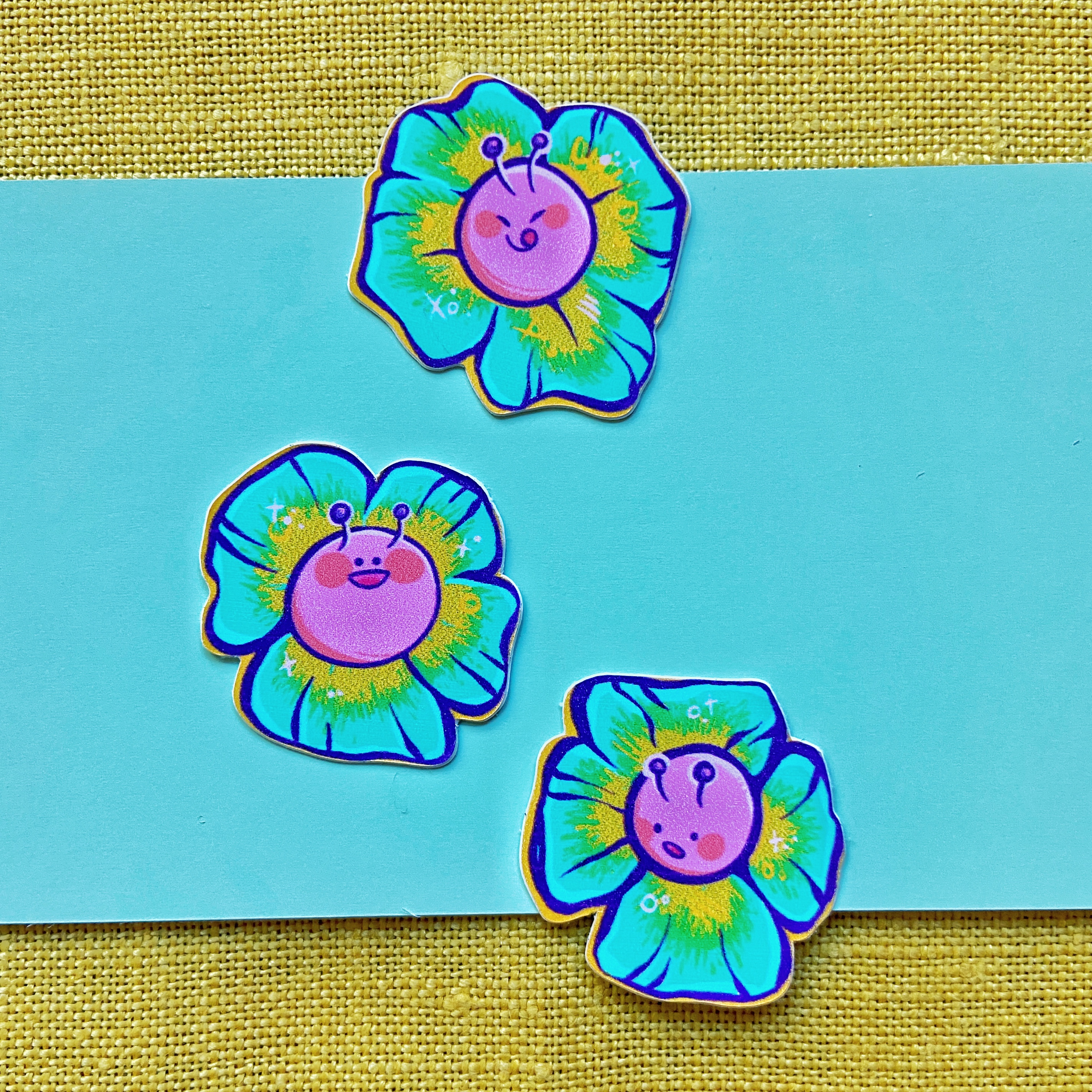 Flower Baby Itty Bitty Sticker Set
