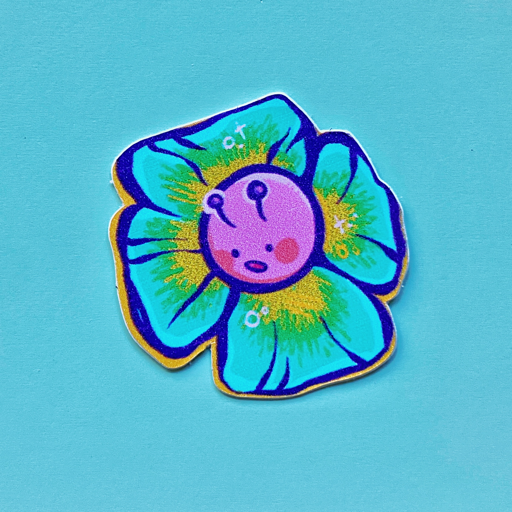Flower Baby Itty Bitty Sticker Set