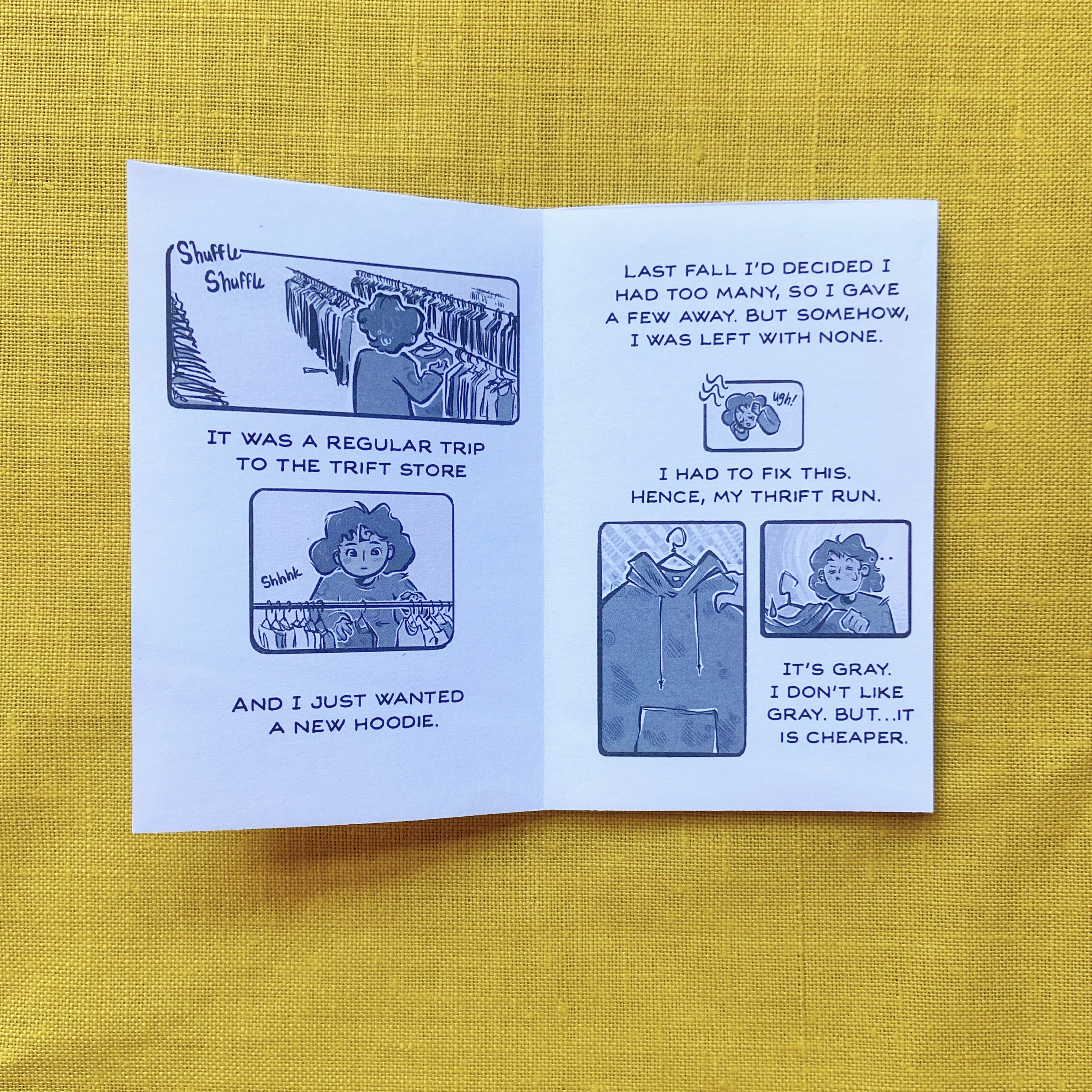 Invisible Boyfriend Hoodie Zine