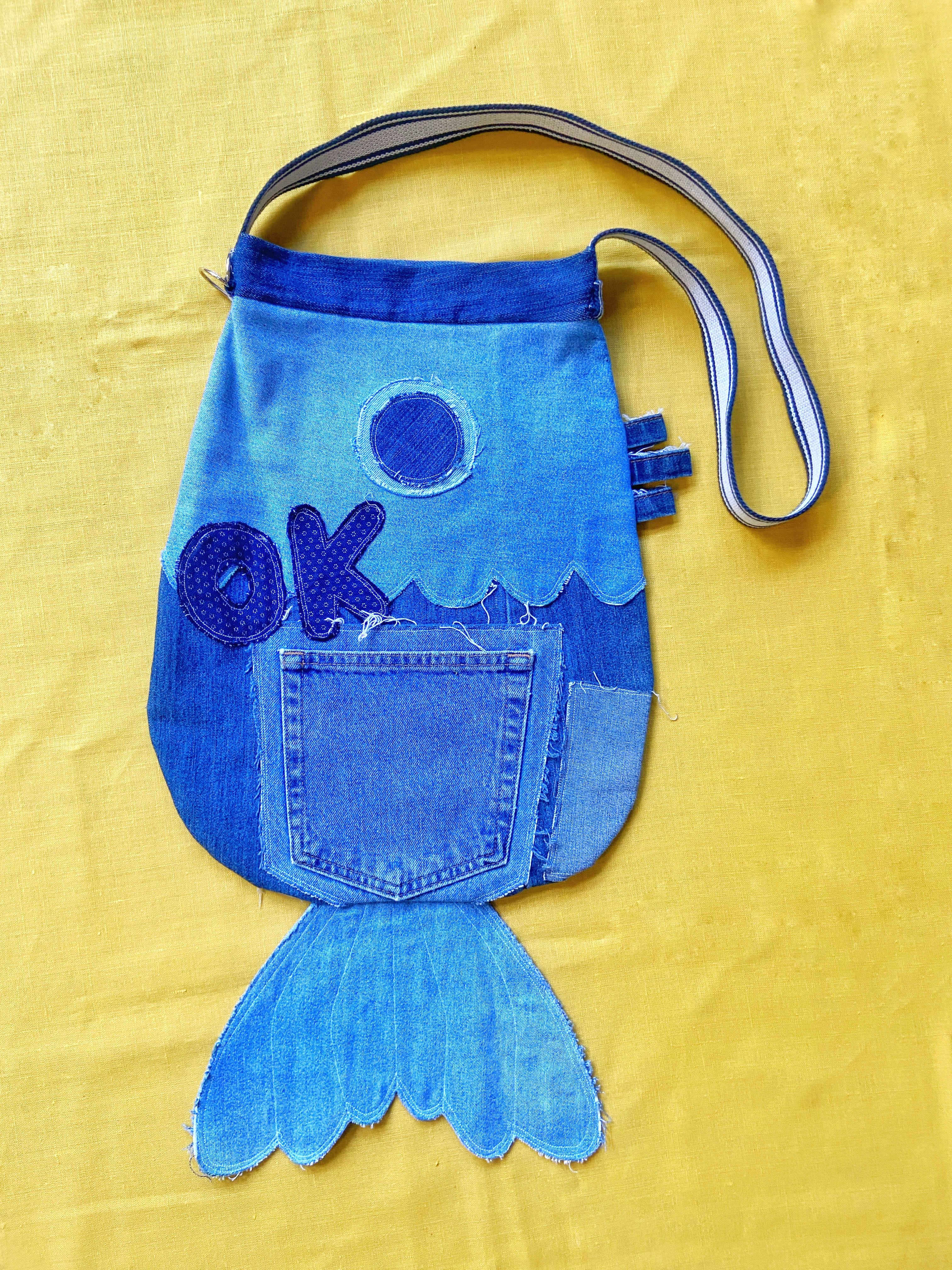 "OK" Fish Tote