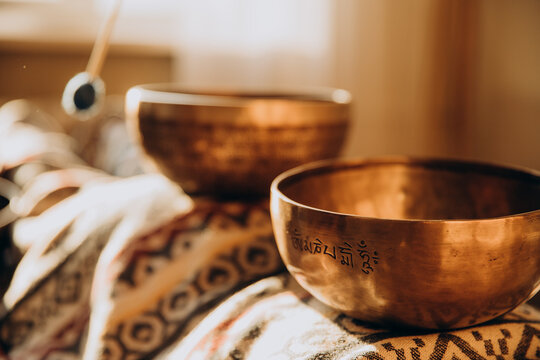 Authentic Traditional Nepali/Tibetan Singing Bowls Set