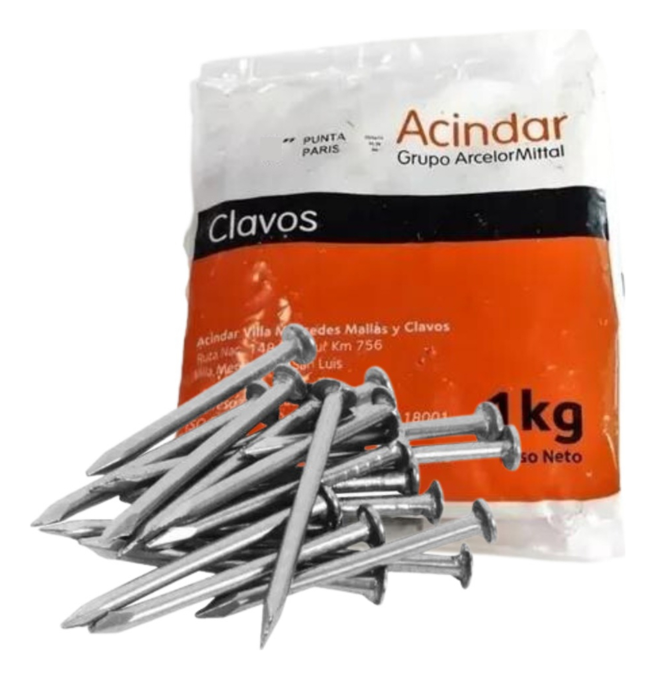 Clavos Acindar 1” x kg