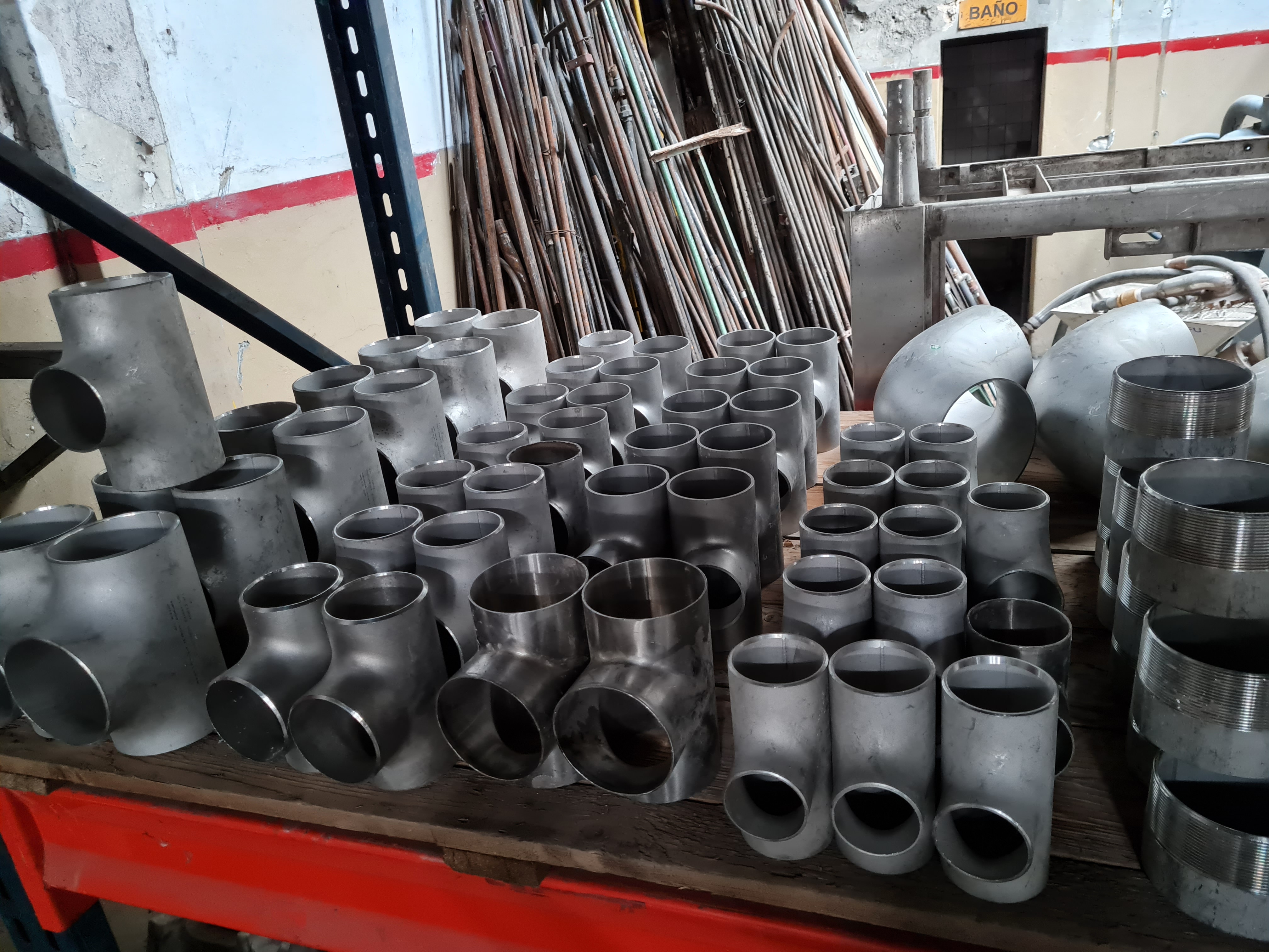 Conexiones de tubería de acero inoxidable
