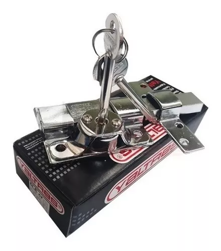 Cerrojo Seguridad Yaltres 6le Llave Cruz Cromado